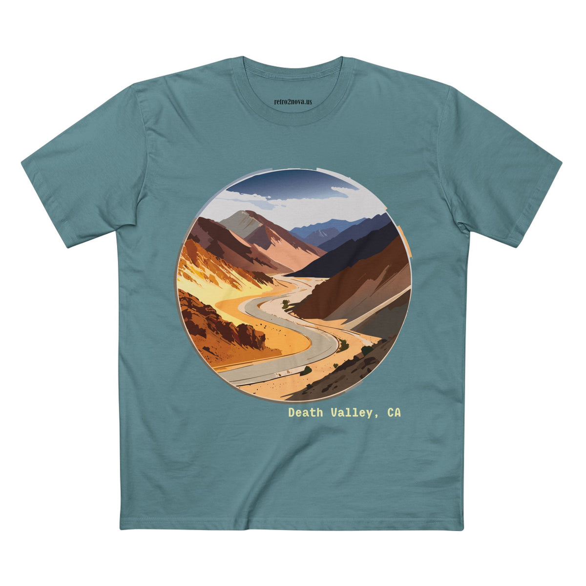Death Valley Scenic Road Tee | Desert Landscape, California Highway