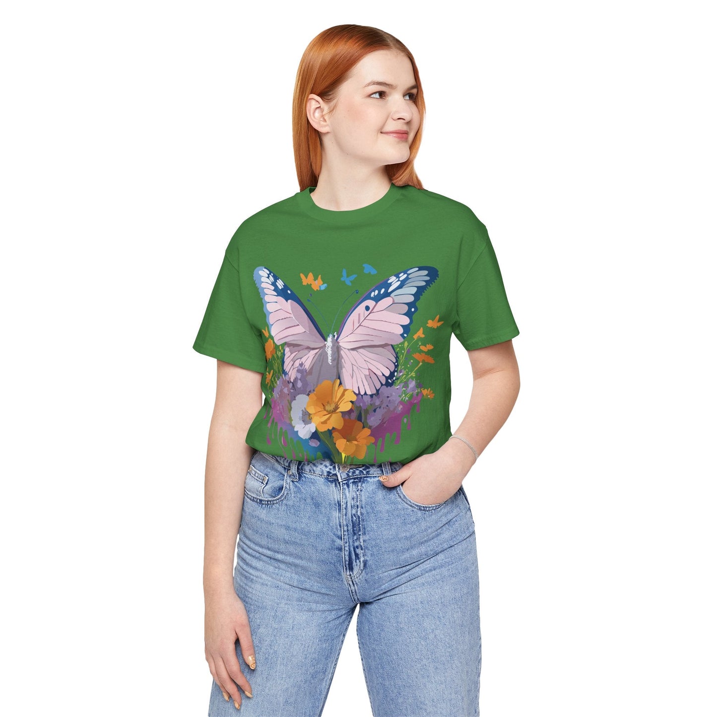 Butterfly Graphic Tee Unisex Jersey Short Sleeve Adelpha Art Design