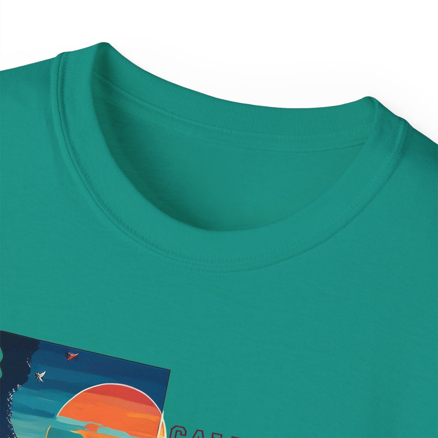 California Graphic Unisex Cotton T‑Shirt 2