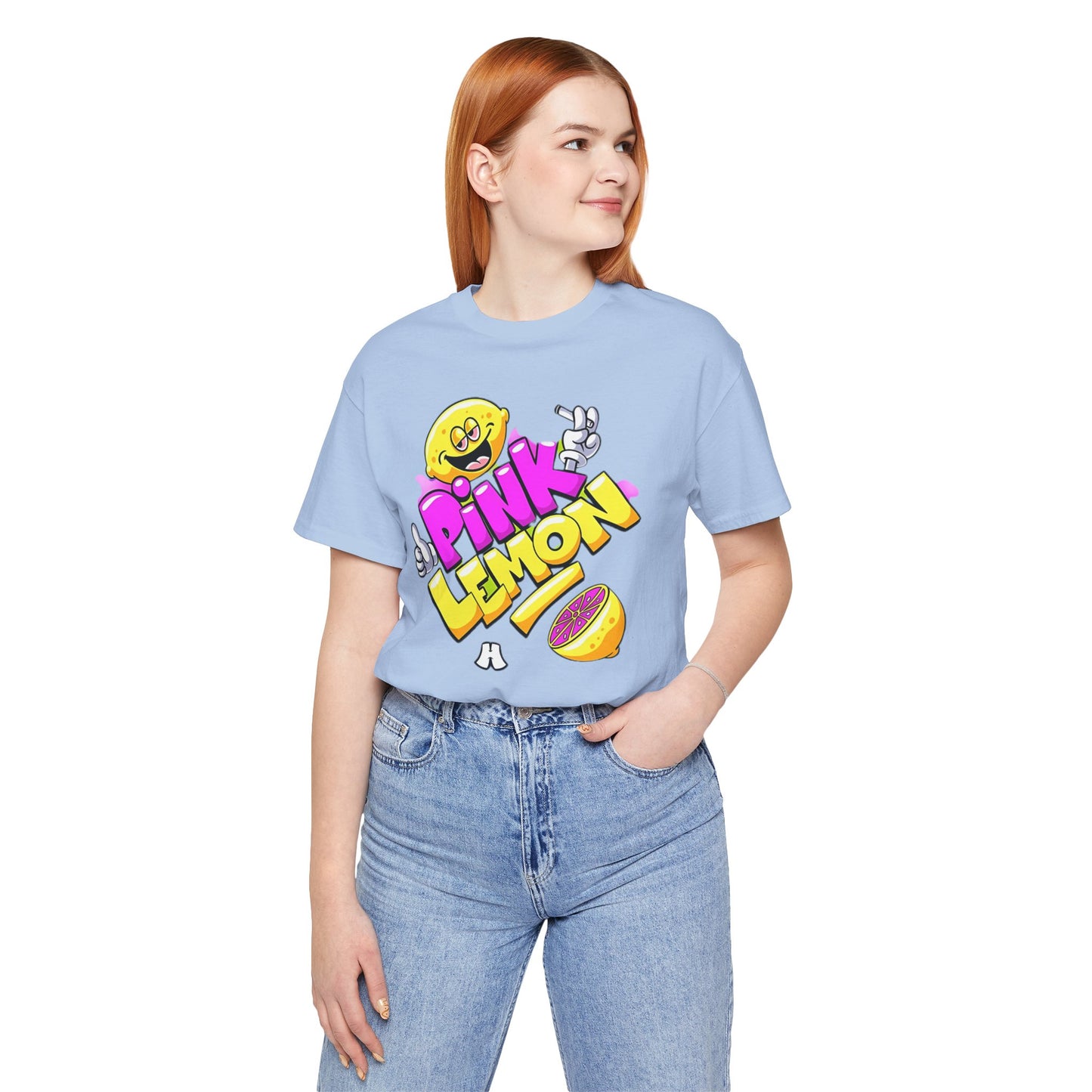 Lemon Graphic Tee, Graphic T-Shirt, Funny Lemon Shirt, Cute Cartoon Tees, Art T-Shirt, Art Design Tees