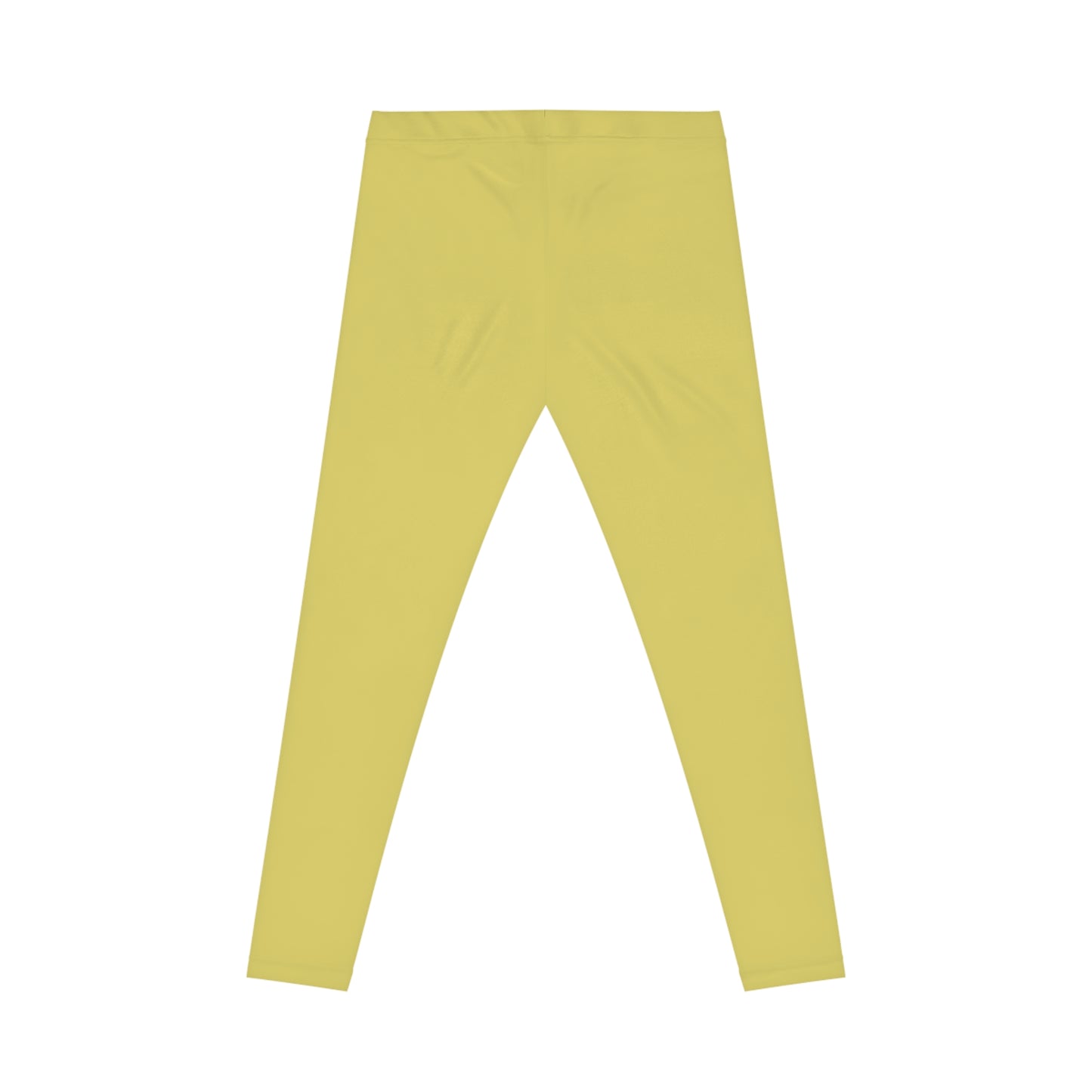 Golden Sand Color Women's Poly-Span Casual Leggings XS-2XL