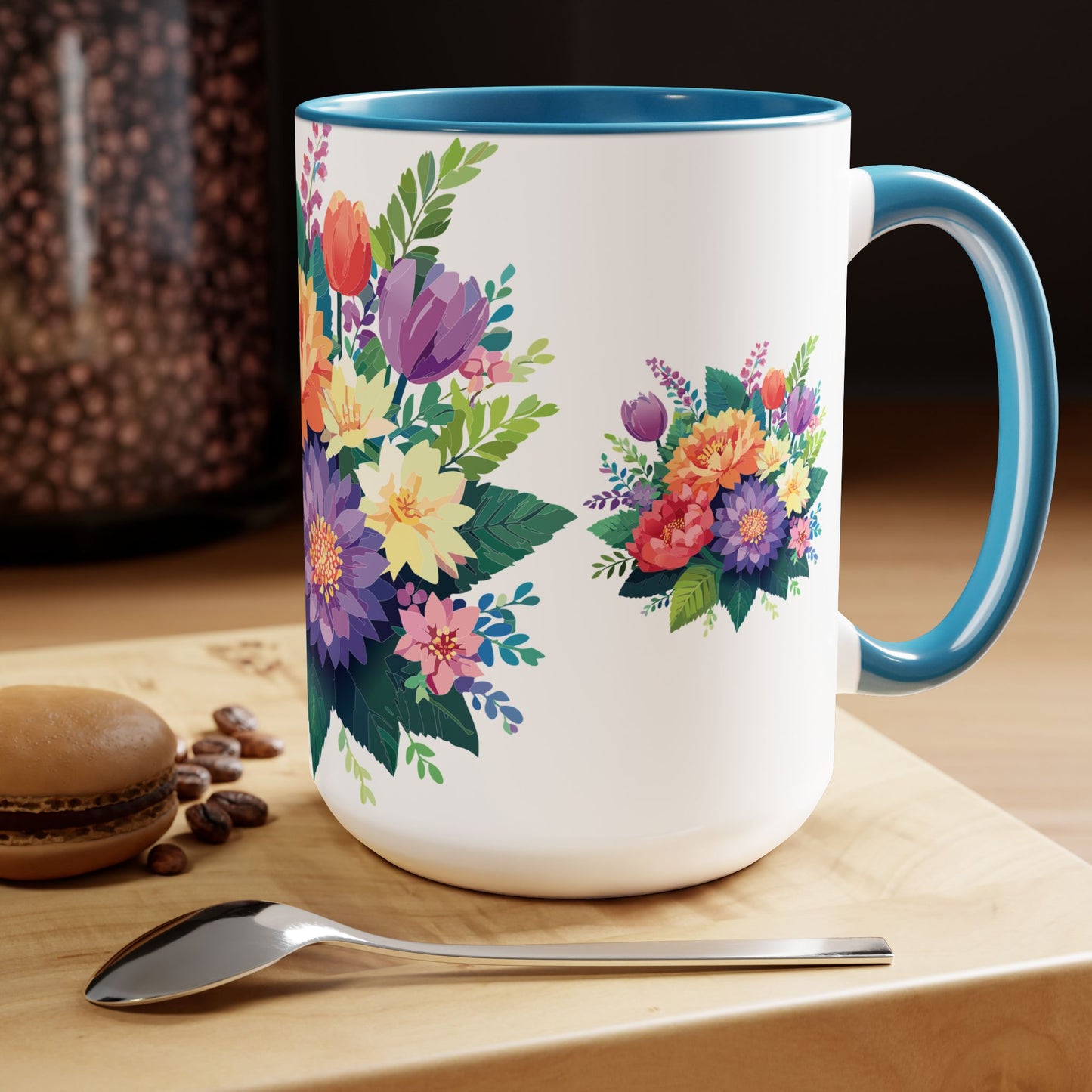 Floral Mug, Floral Cup