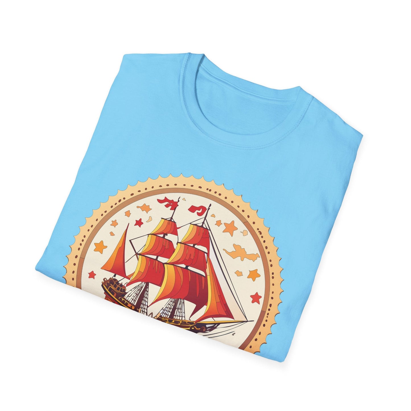 Ship T Shirts Frigate Vessel Tee Shirt Unisex Short Sleeve Gildan Softstyle 100 Percent Cotton