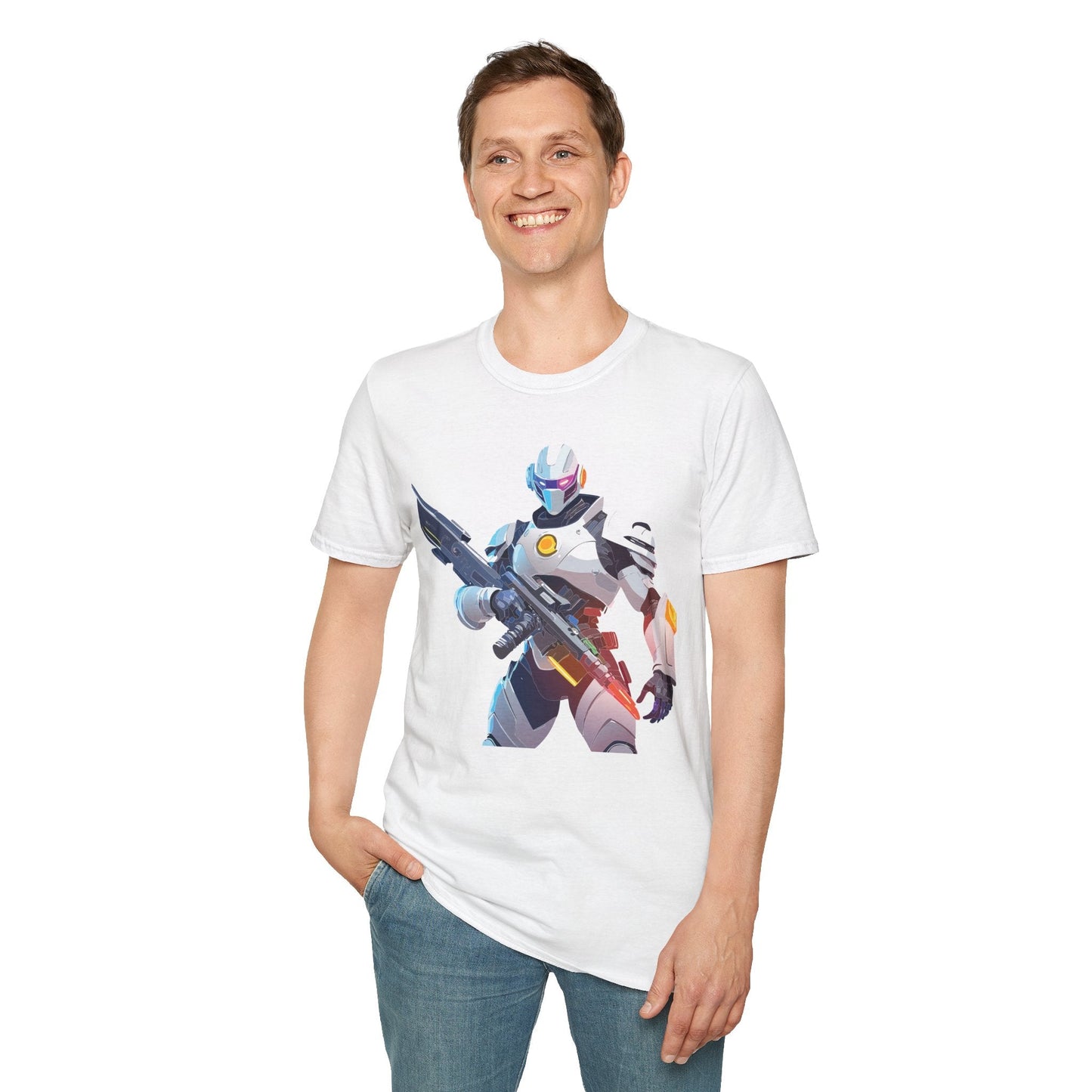 Unisex Robocop T Shirt Graphic With Classic Robocop Design Softstyle 100 Cotton Tee