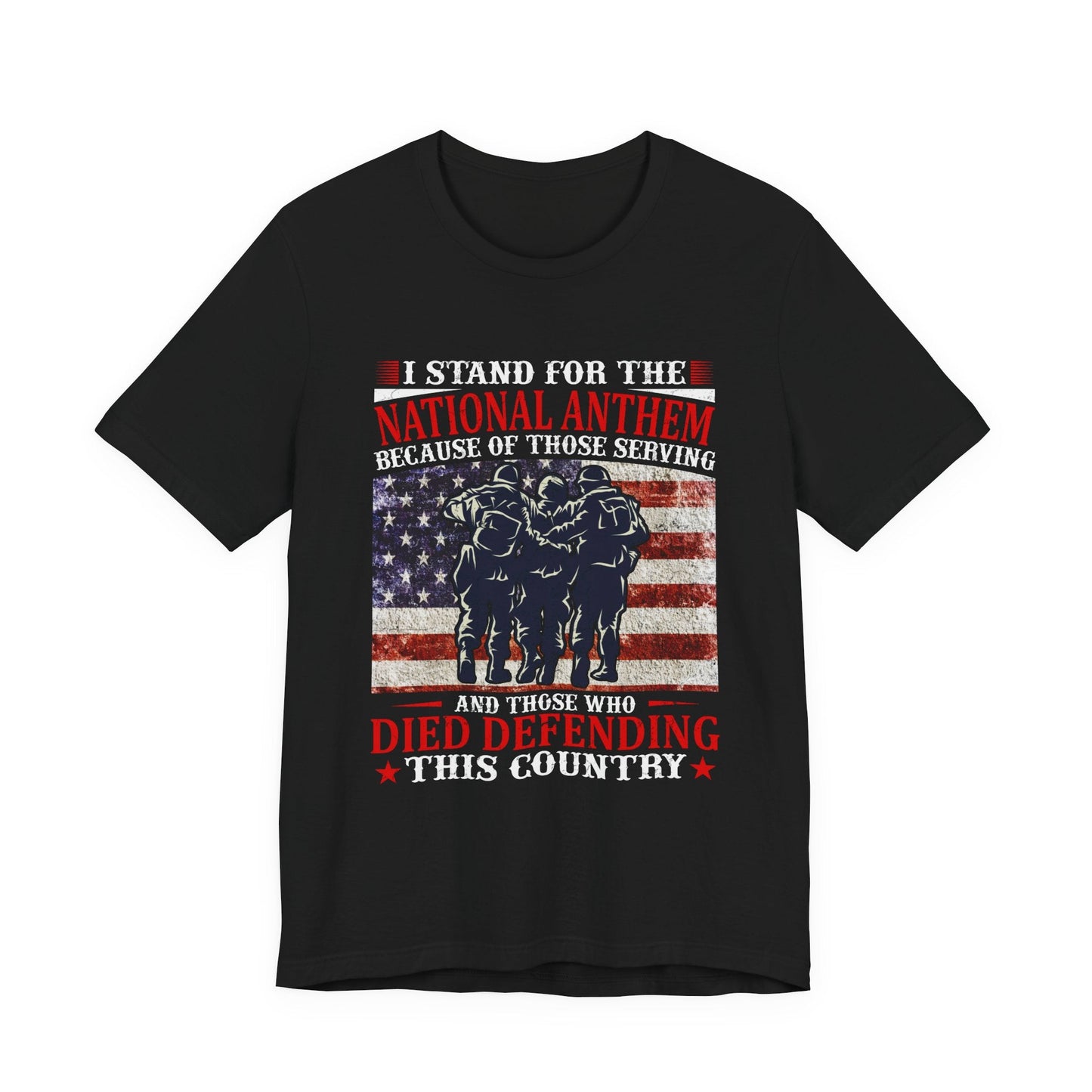 Army Veteran Patriotic Graphic Design Unisex Cotton T-Shirt v36