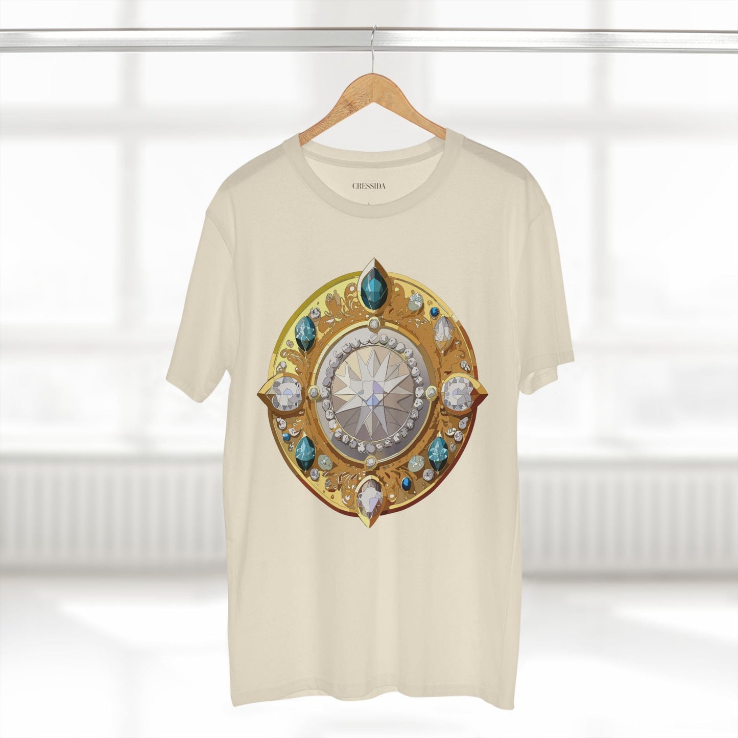 Medallion Graphic T-Shirt Unisex 100 Cotton With Gold Art Design Medal Tee 11