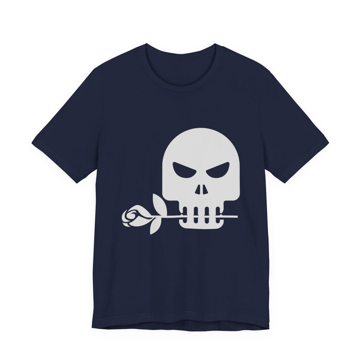 Camiseta unisex de algodón con calavera