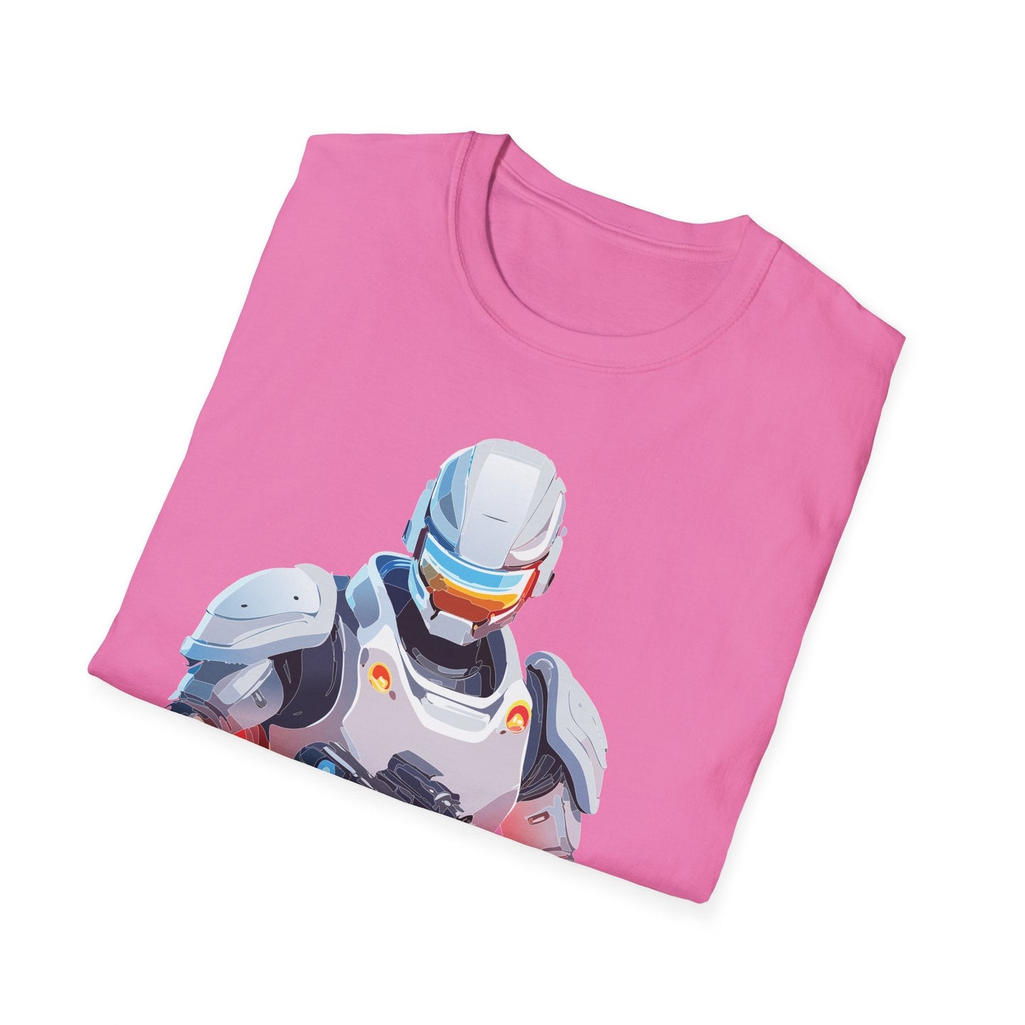 Robocop Themed Unisex Softstyle T Shirt With Robocop Art Design Cotton Tee Premium Comfort