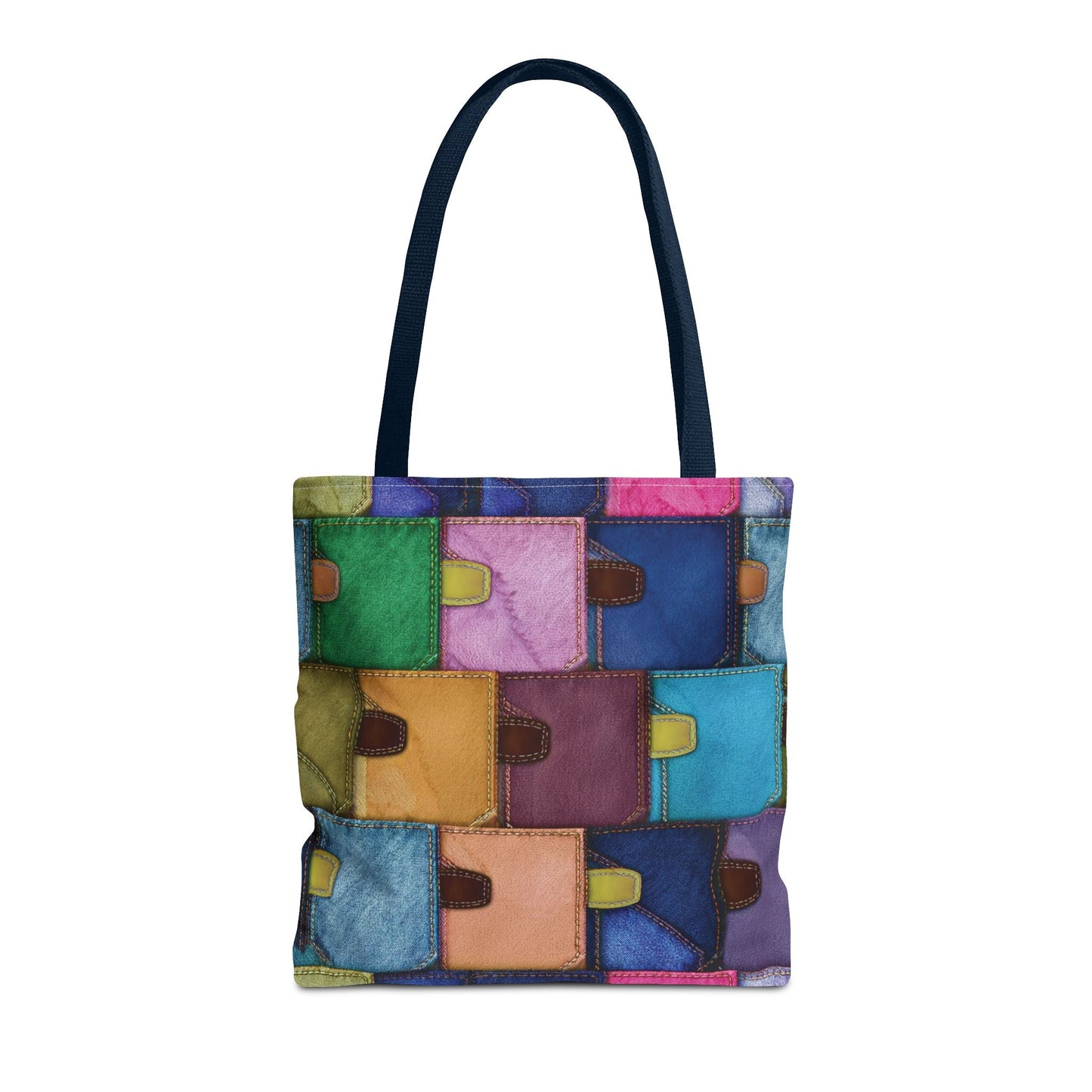 Denim Canvas Bag, Tote Bag Denim Printify