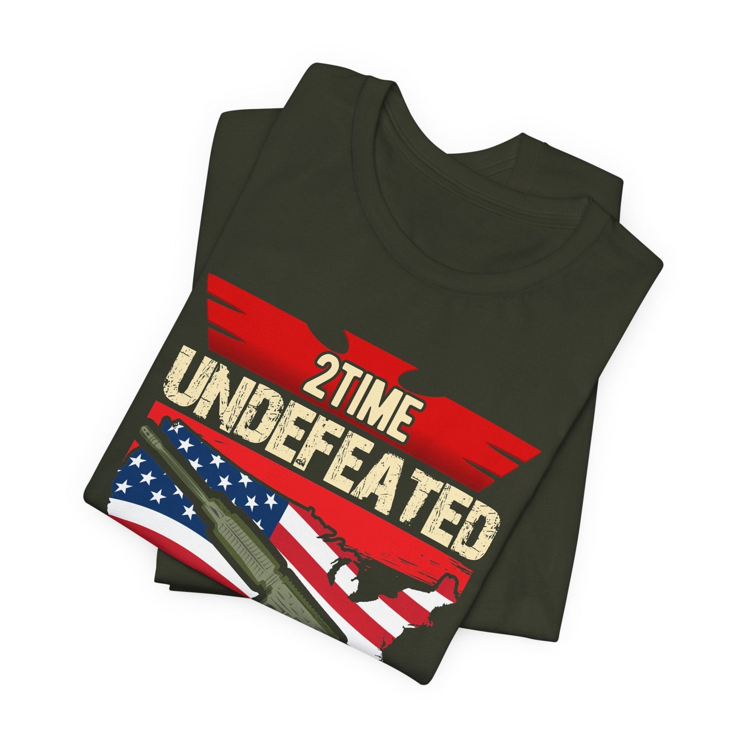 Army Veteran Patriotic Graphic Design Unisex Cotton T-Shirt v15