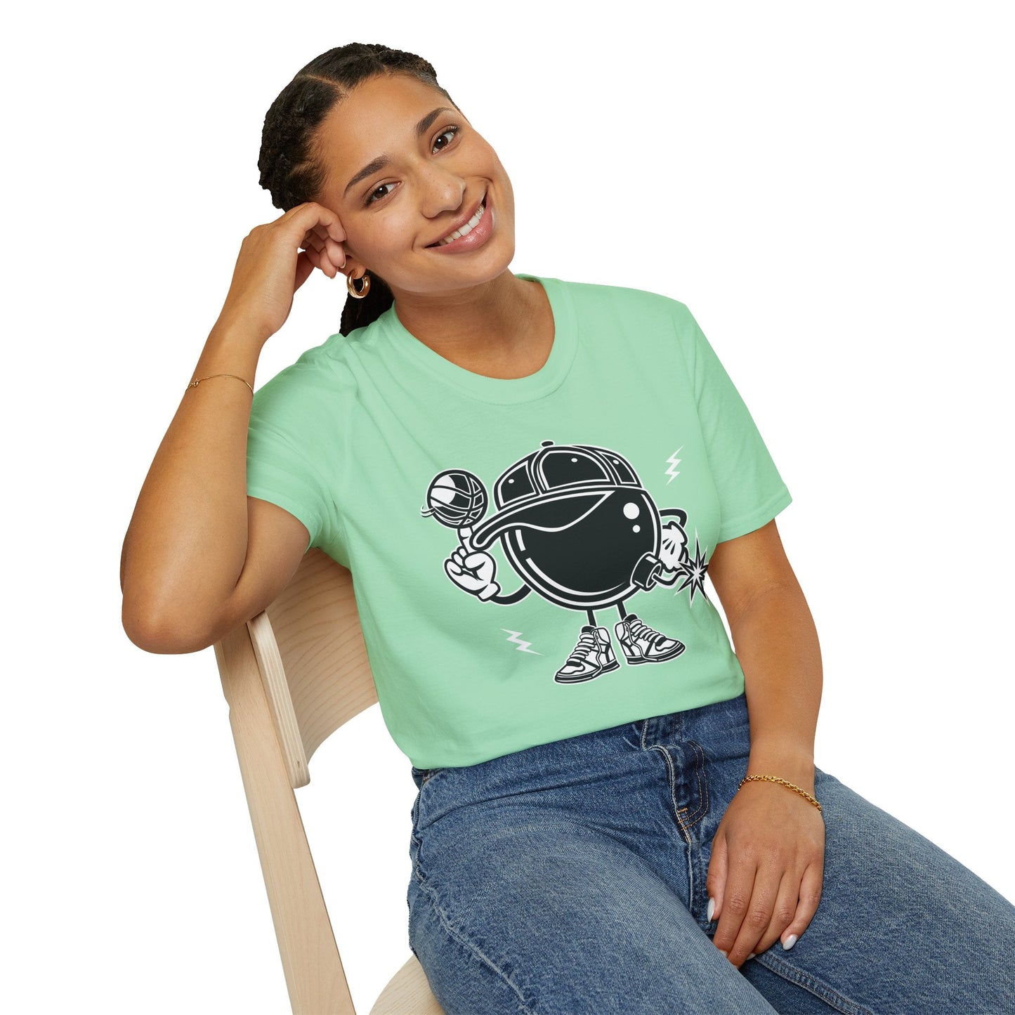 Cartoon Animation T Shirt Unisex Funny Tee Gildan Softstyle 100 Percent Cotton Comfort