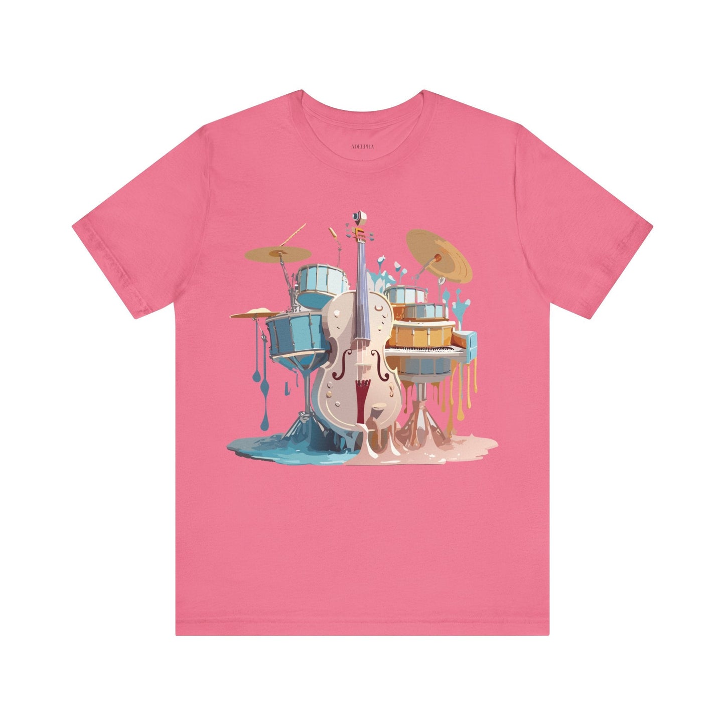 Adelpha Music Graphic T Shirt Unisex Jersey Short Sleeve Vintage Inspired Artwork Tee