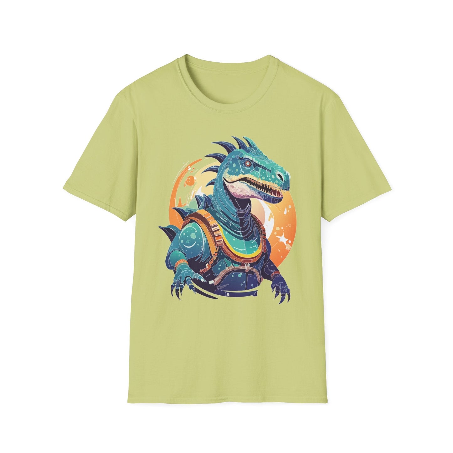 Alien Graphic Unisex Cotton Softstyle UFO Artwork Tee 17