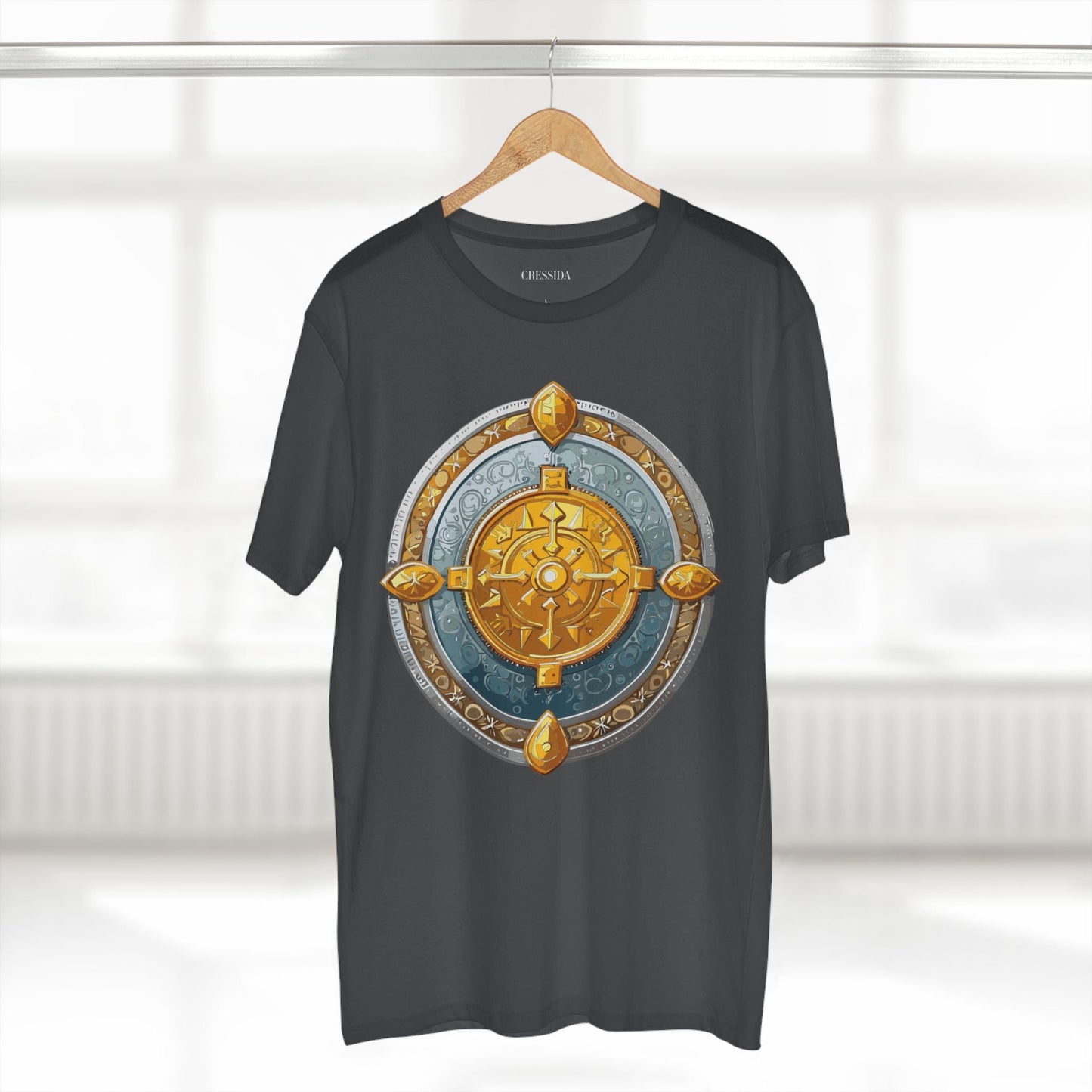 Antique Gold Coin Graphic Design T-Shirt Unisex 100 Cotton With Golden Print Artwork Tee 7