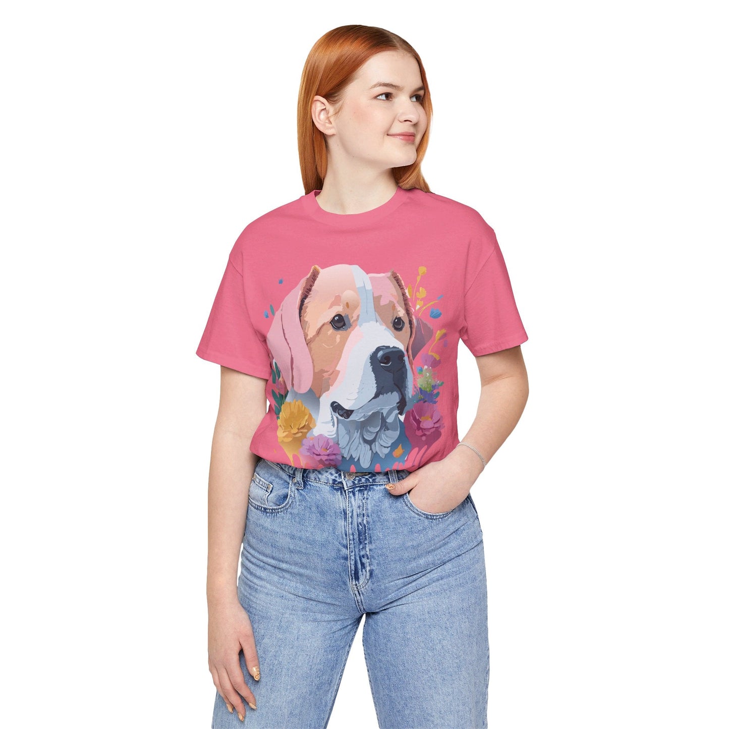 Dog Graphic Unisex 100 Cotton T-Shirt 10