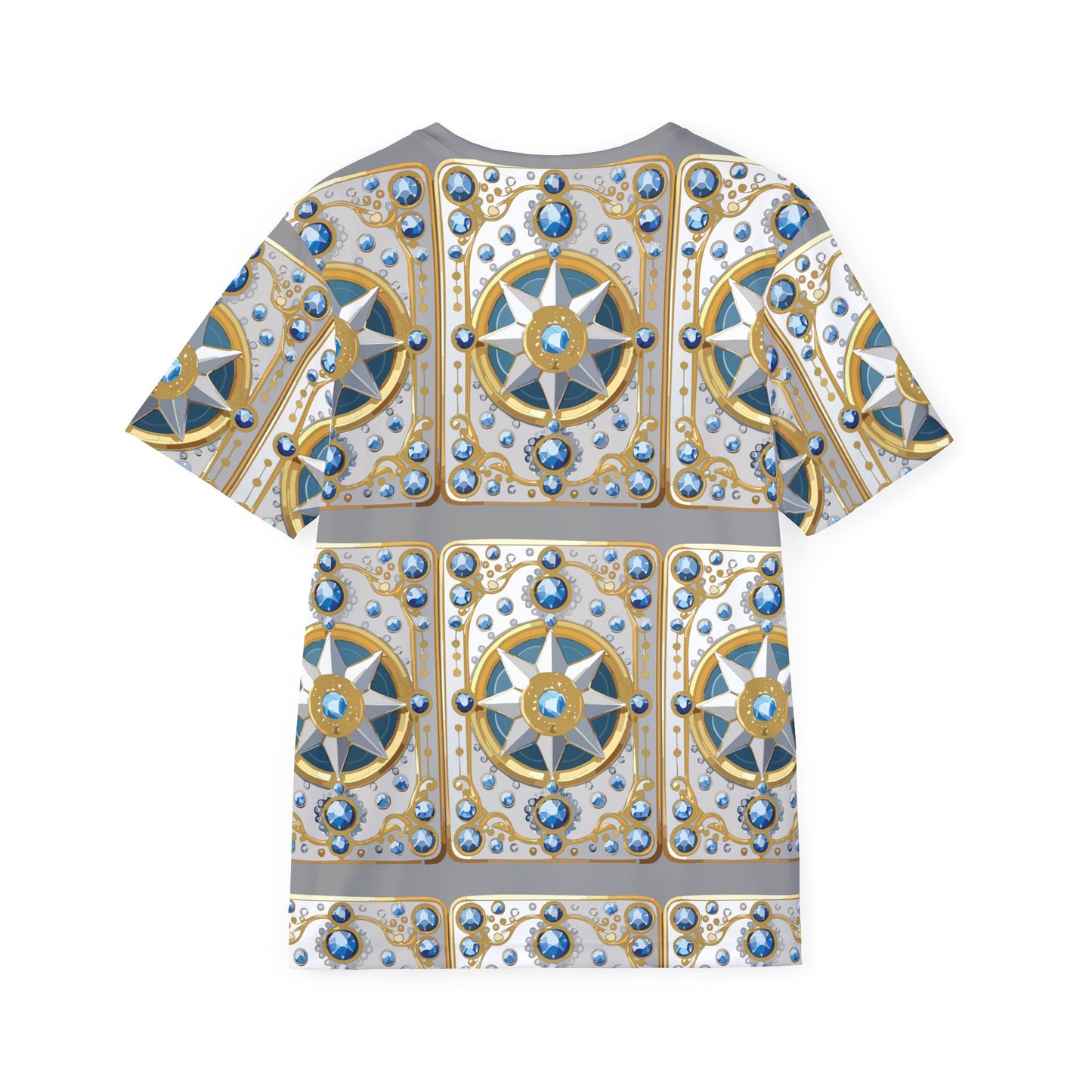 15-Card Deck Graphic T-Shirt, Art Design Poly Shirt, All Over Print Graphic Tee, Playing Cards T-Shirt, Playing Cards Tees