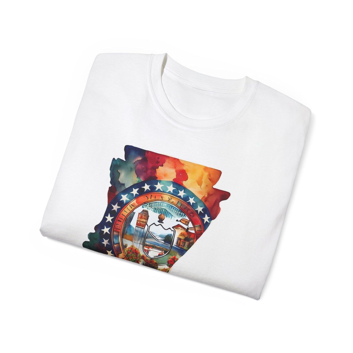 Arkansas Graphic Unisex Cotton T‑Shirt 1