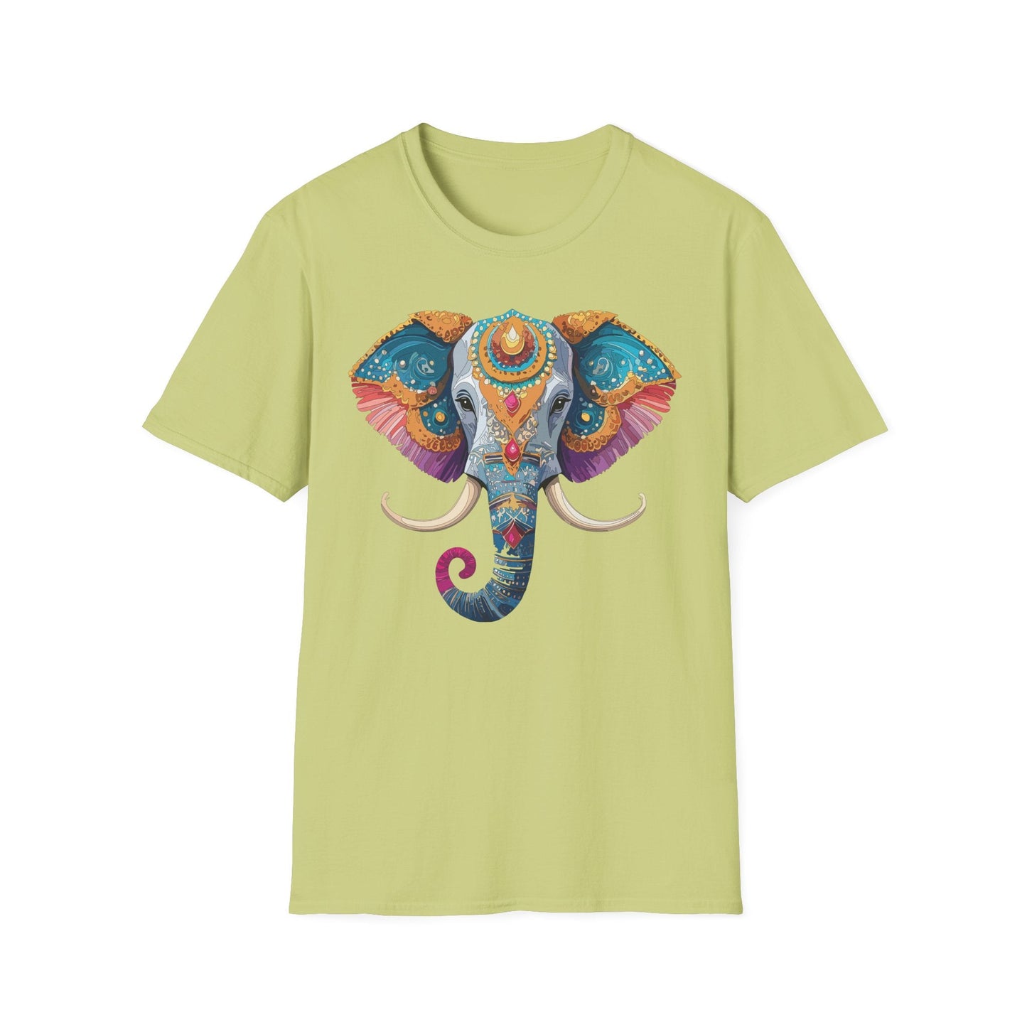 Elephant Shirt Unisex Elephant Tee Softstyle Cotton Gildan 64000 Animal Tee Graphic Elephant Tee