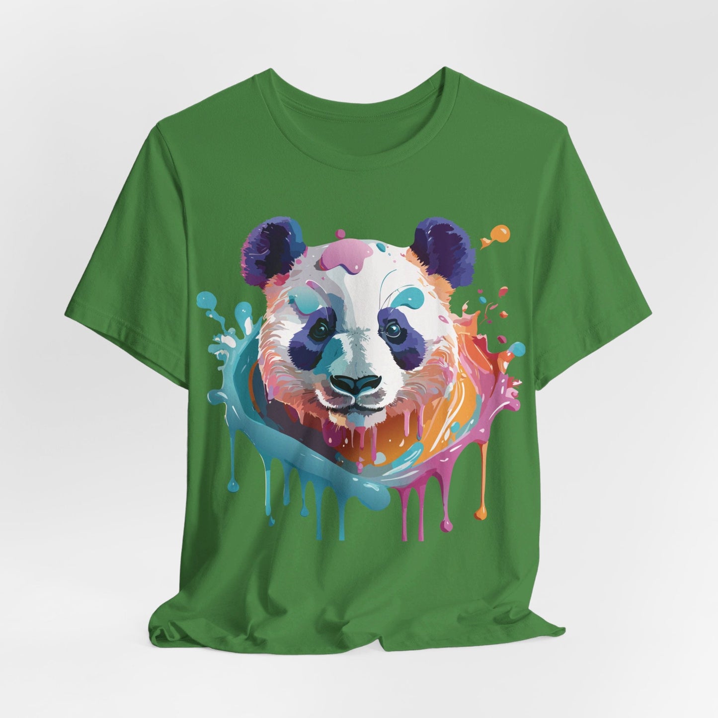 Panda Graphic Unisex 100 Cotton Vintage Art with Animal T-Shirt 12