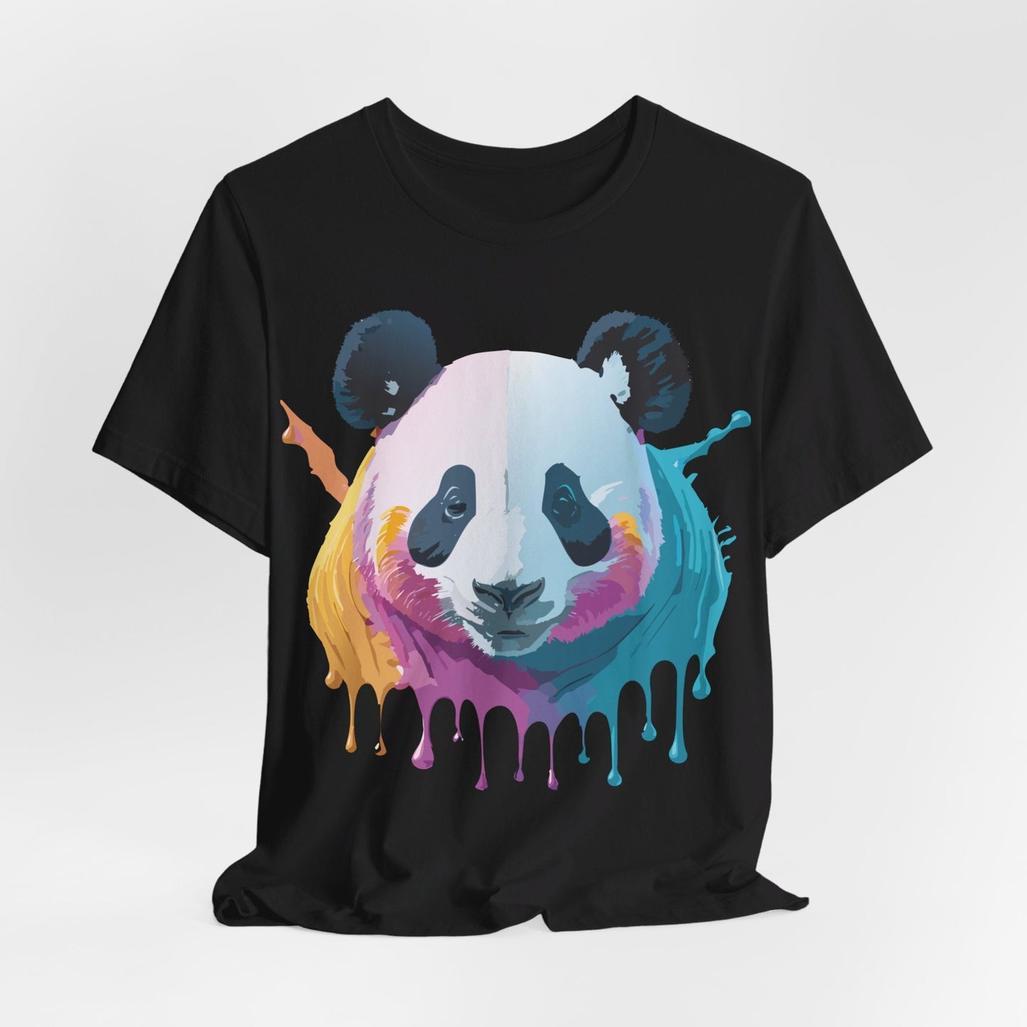 Adelpha Panda Graphic Tee Unisex Vintage Inspired Art Design Short Sleeve Shirt Edition
