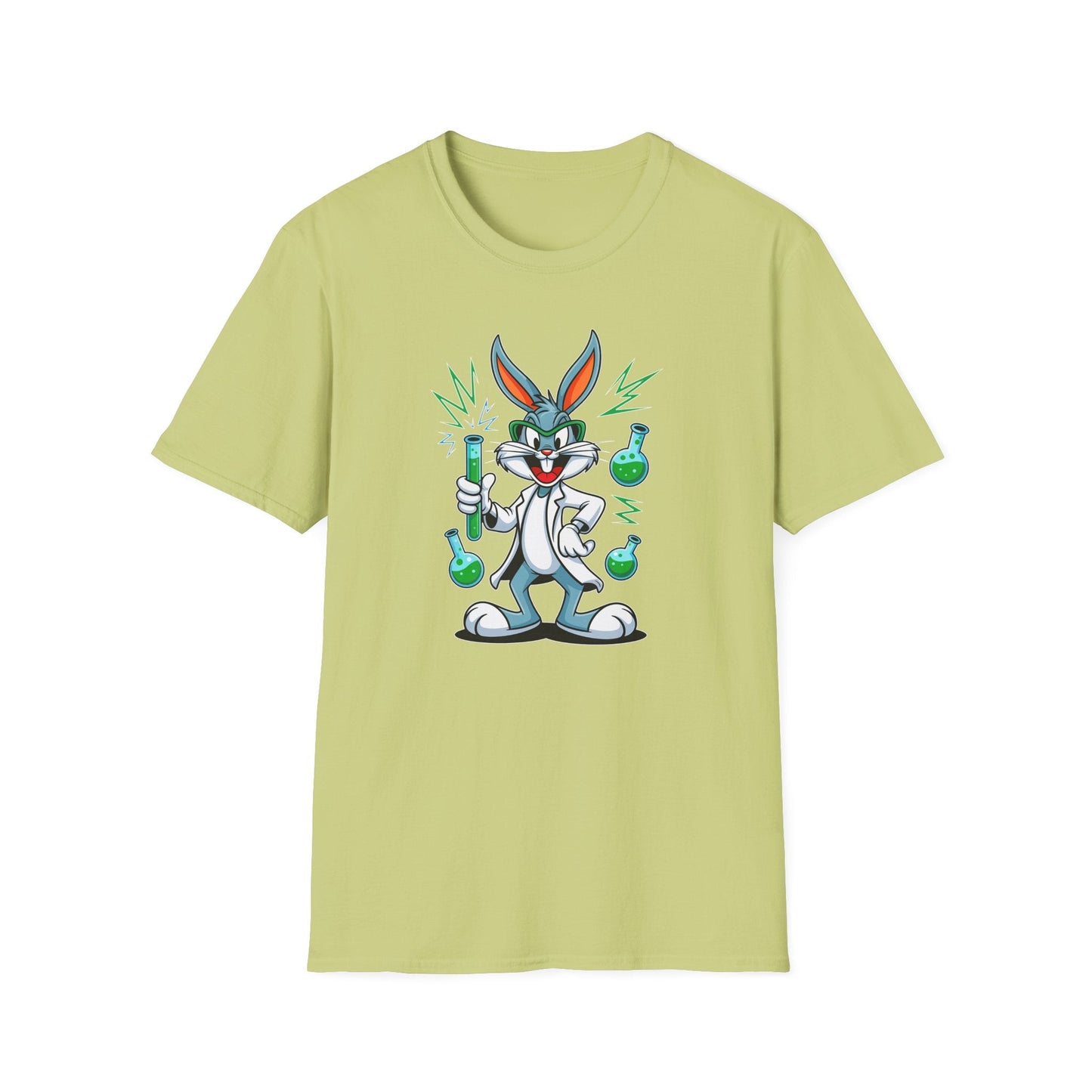 Bugs Bunny T Shirt Unisex Softstyle Cartoon Tee 100 Percent Ring Spun Cotton Graphic Artwork