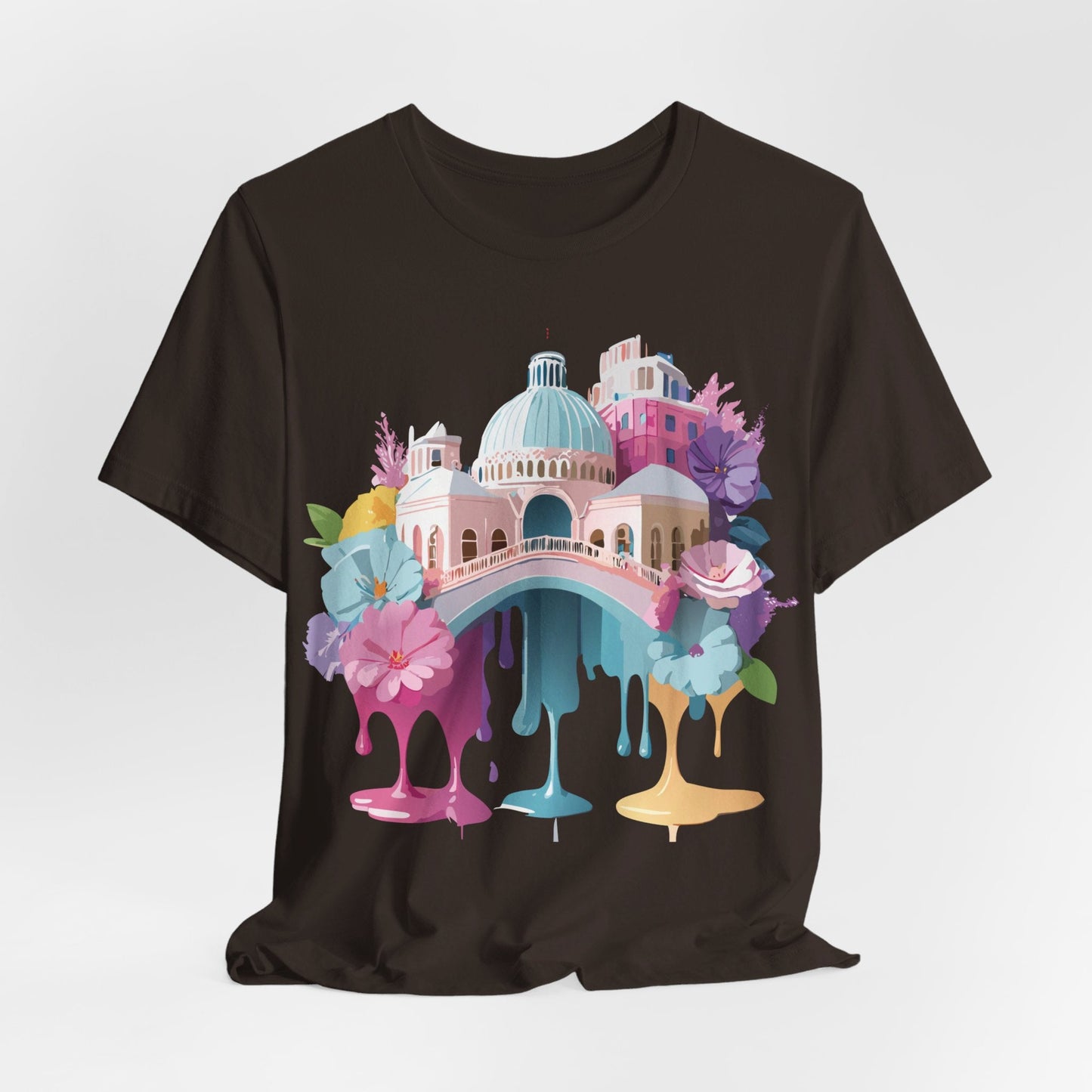 Venice Tourist Graphic Tee Unisex Jersey Short Sleeve Vintage Inspired Artwork Adelpha
