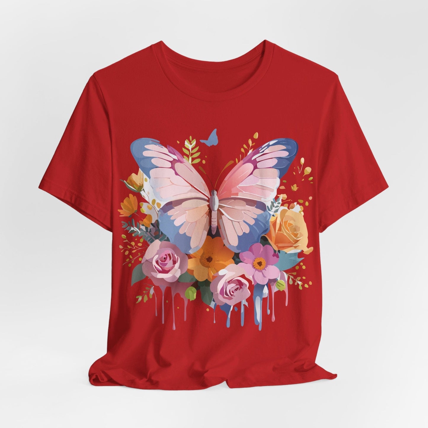 Butterfly Graphic Tee Unisex Short Sleeve Jersey Shirt By Adelpha