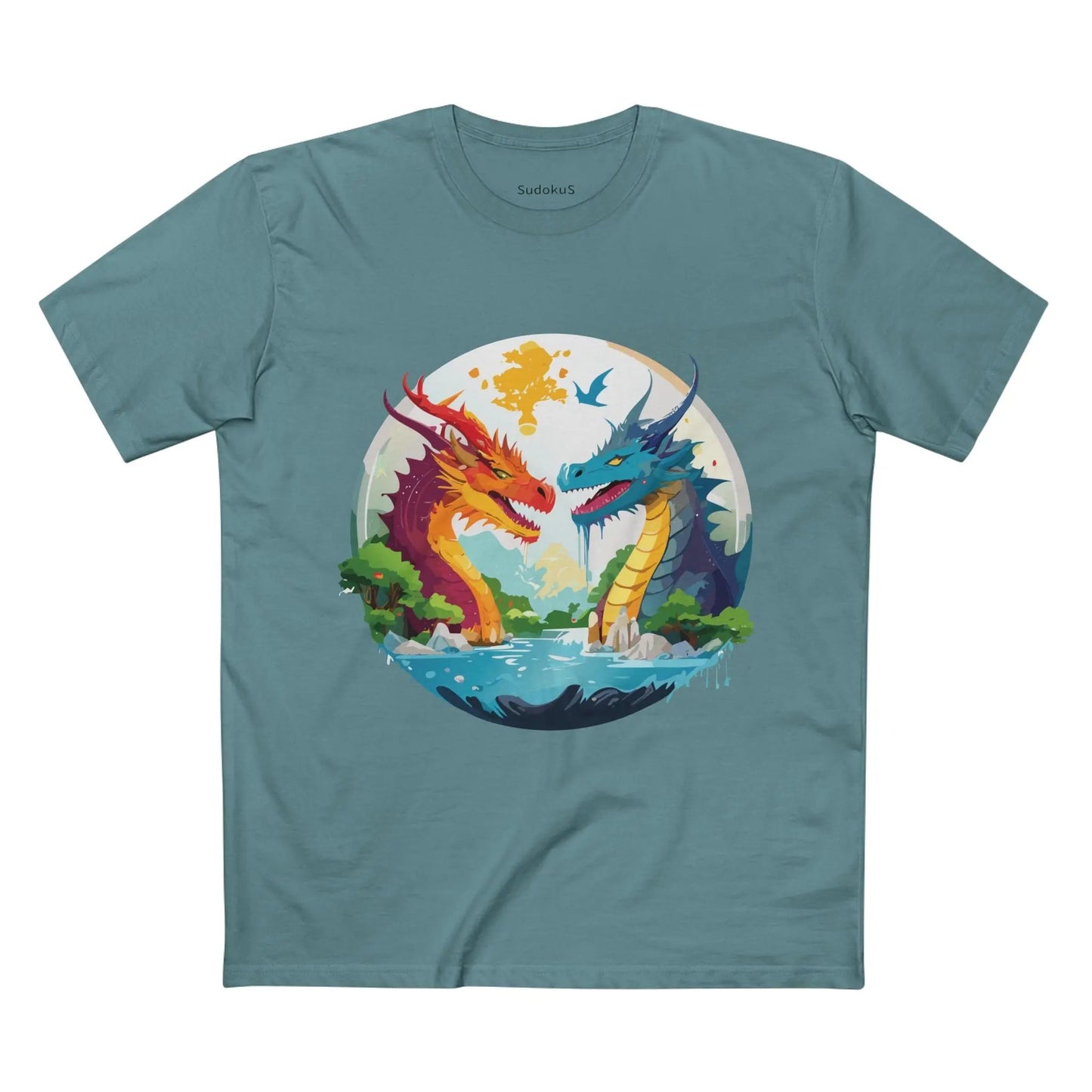 Dragon Graphic Unisex 100 Cotton Staple Tee 23