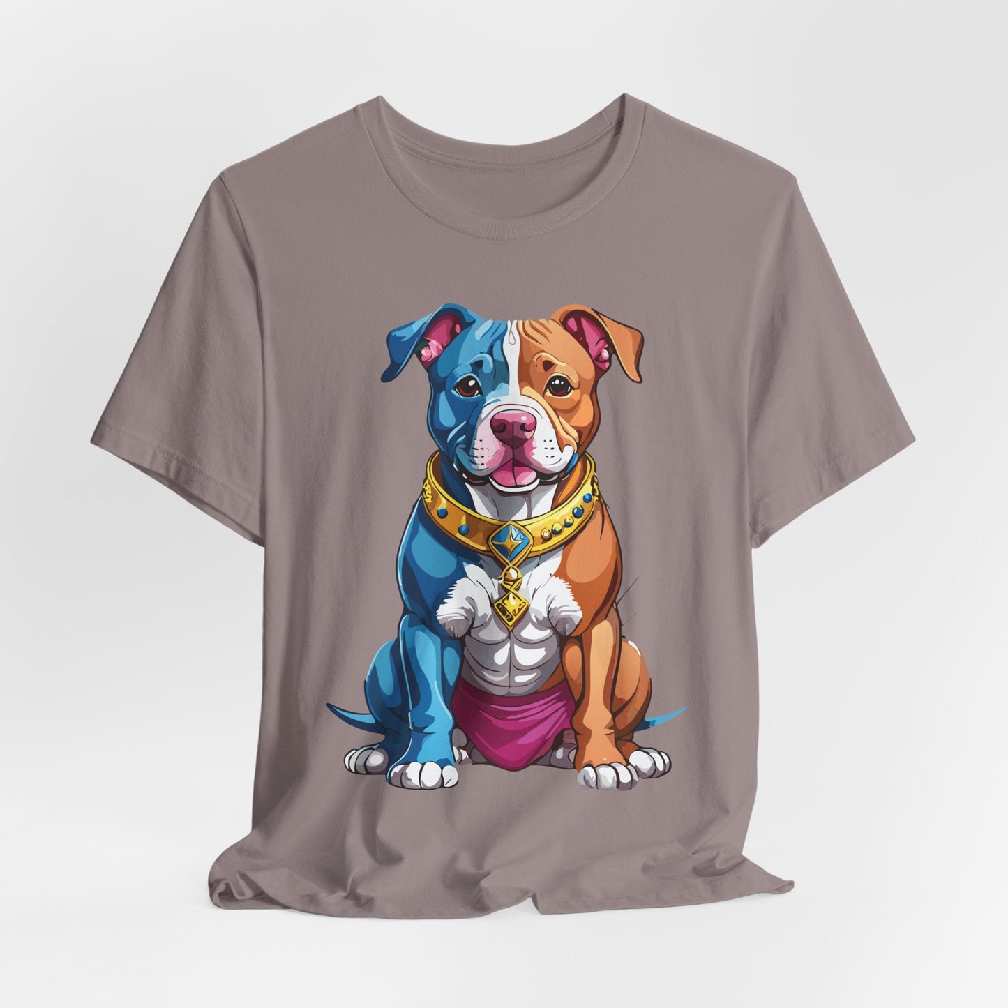 Unisex Animal Shirt Art Design Tee With Wild Animals Print Short Sleeve Jersey Tee