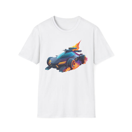 Unisex Car T Shirt Hot Wheels Cars Shirt 100 Percent Ring Spun Cotton Gildan Softstyle Tee