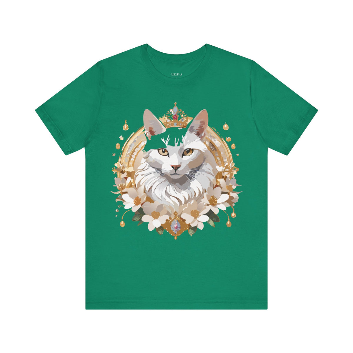 Medallion Graphic Unisex Cotton Bella+Canvas Tee with Art Design d68