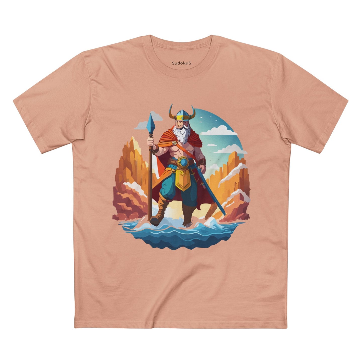 Viking Graphic Unisex 100 Cotton Staple Tee 7