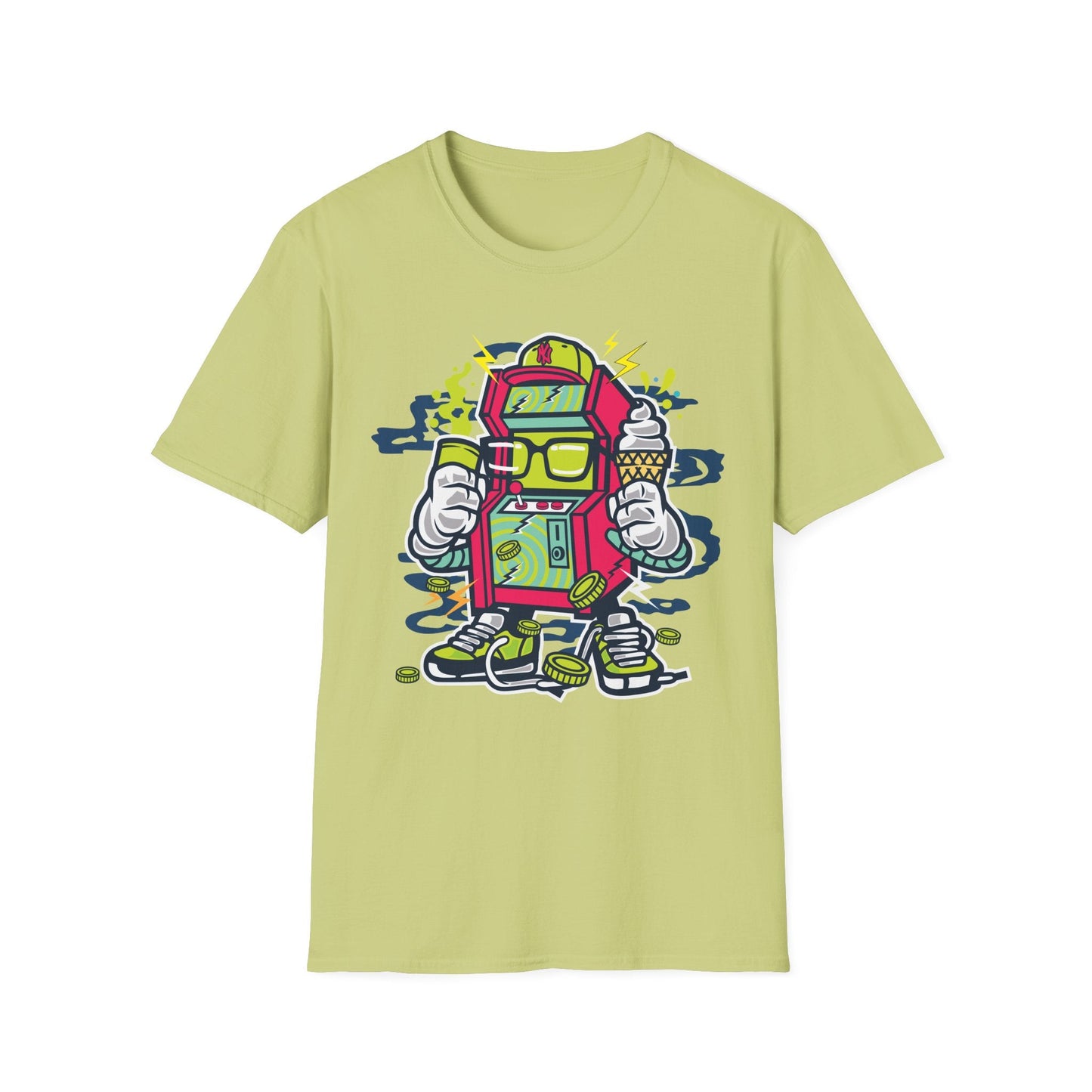 Cartoon T Shirt Animation Tee Funny Graphic Unisex Gildan Softstyle 64000 100 Percent Cotton