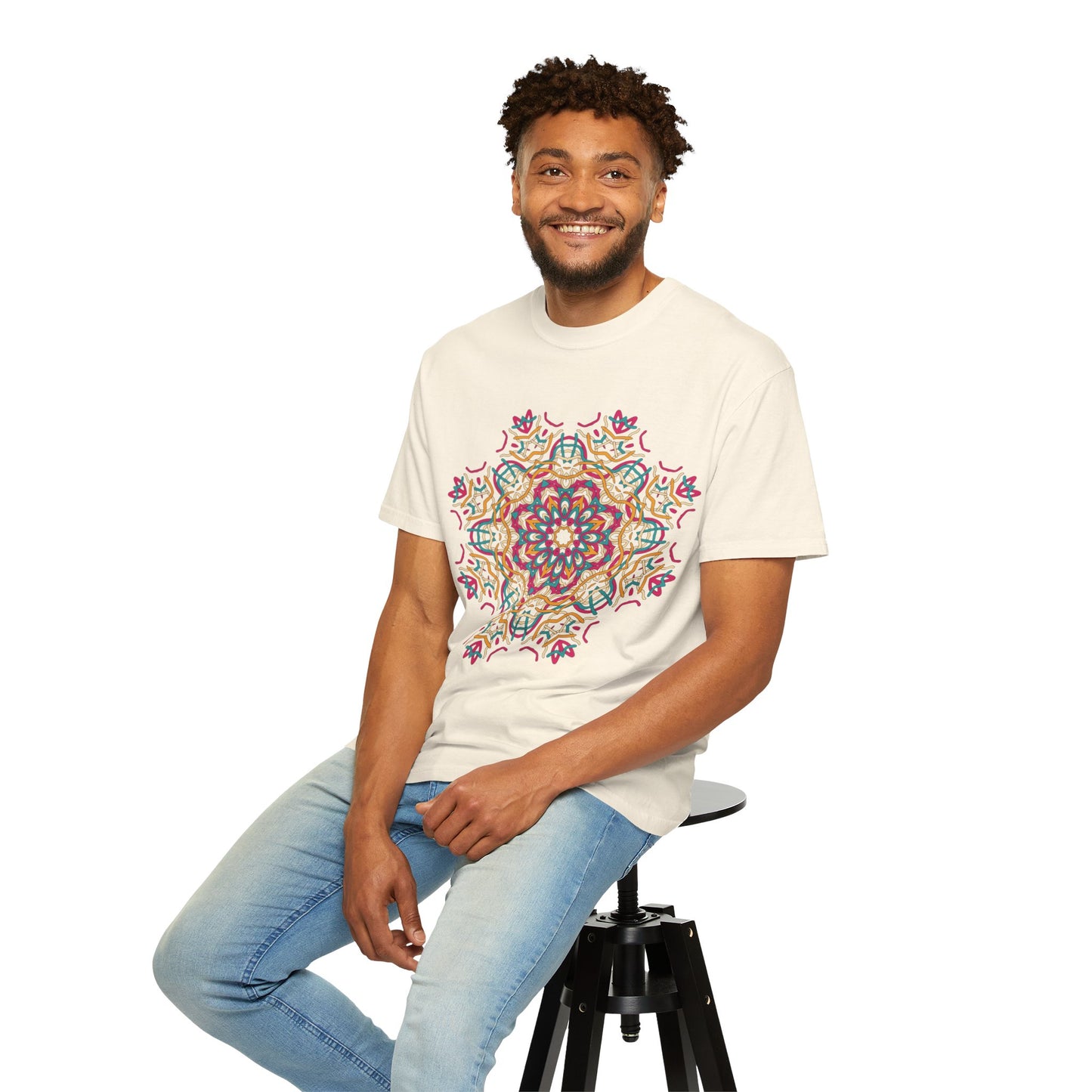 Unisex T-shirt with abstract print