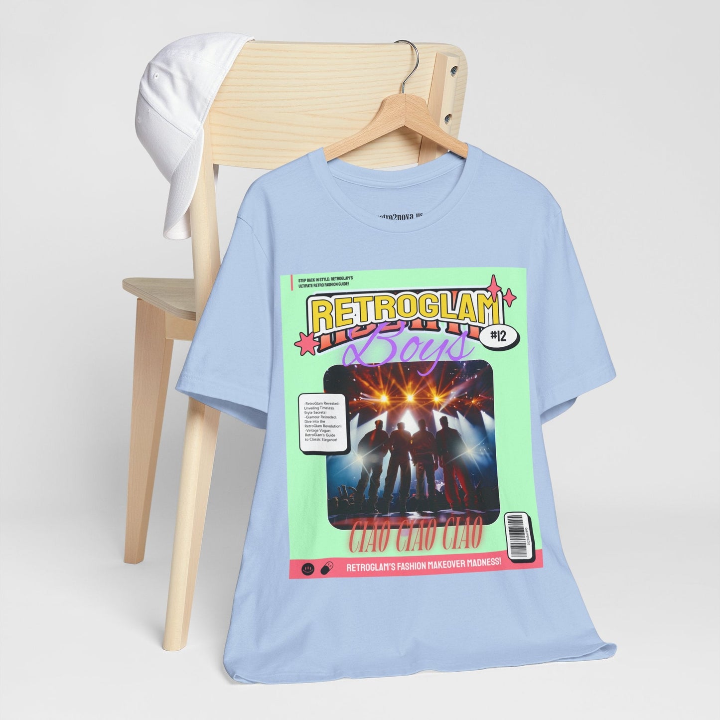 Magazine Cover Shirt Unisex Short Sleeve Tee Lightweight Breathable Fabric