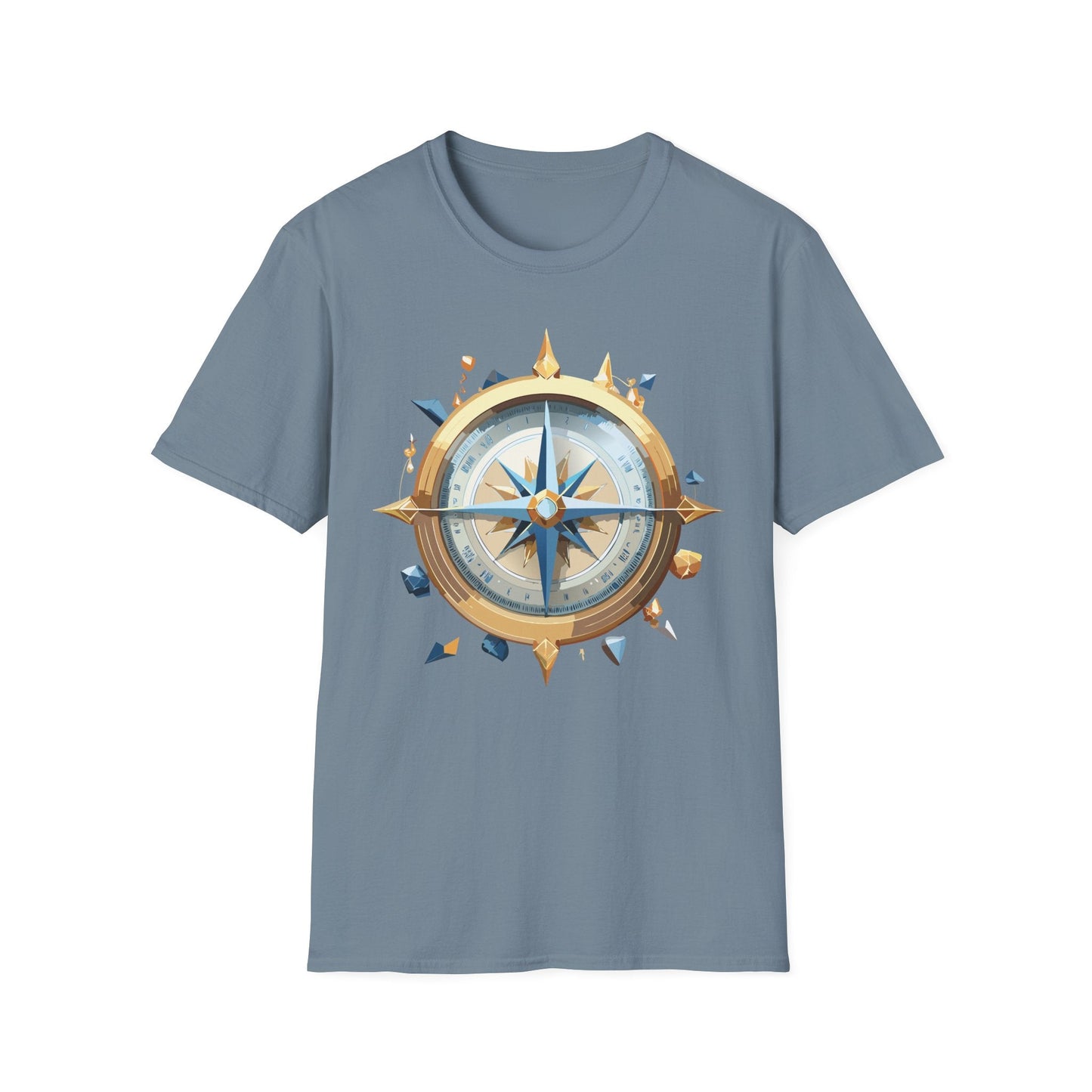 Compass Navigator Graphic Tee Unisex 100 Cotton 25