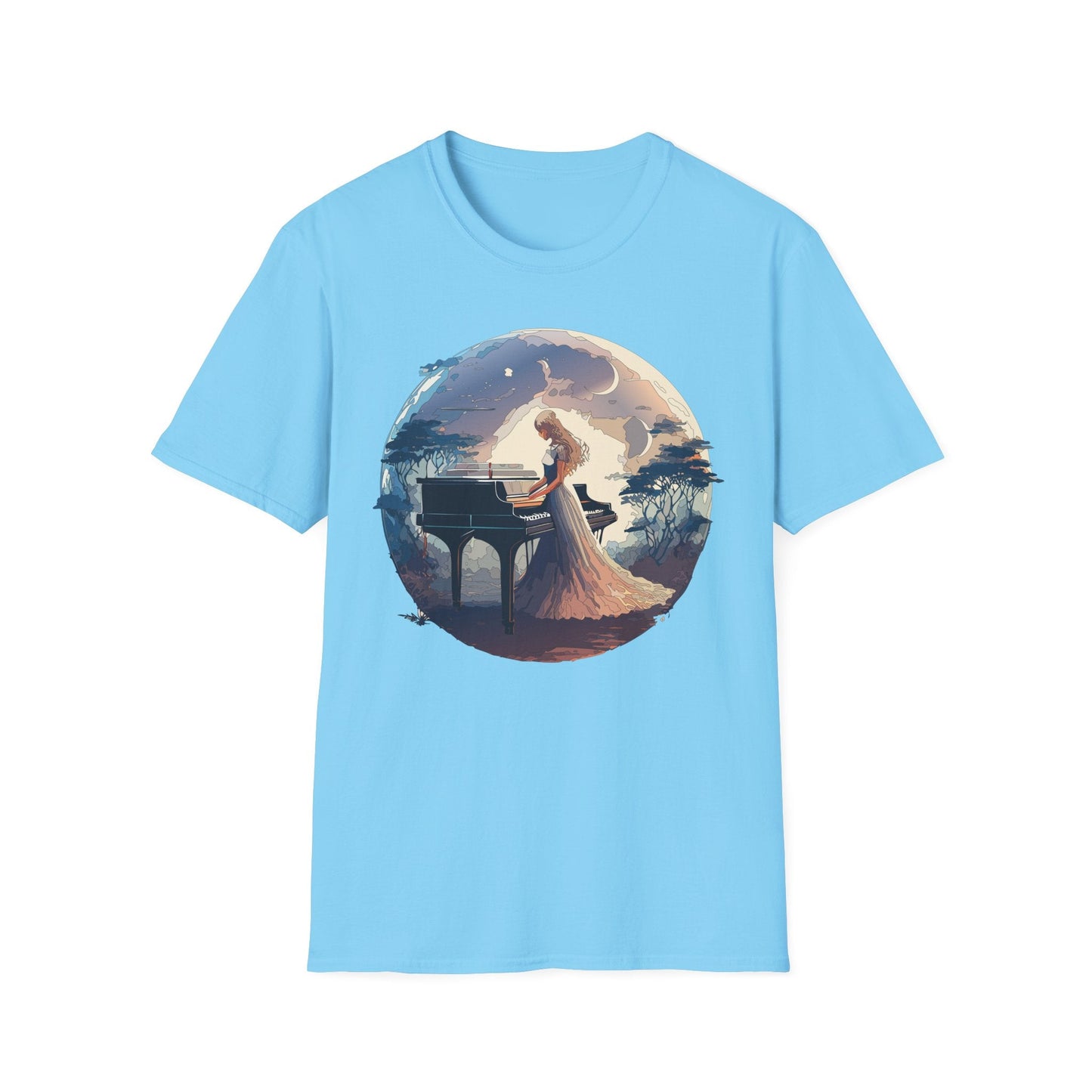 Womens Graphic T Shirts Art Design Shirt Unisex Softstyle Gildan 64000 Short Sleeve