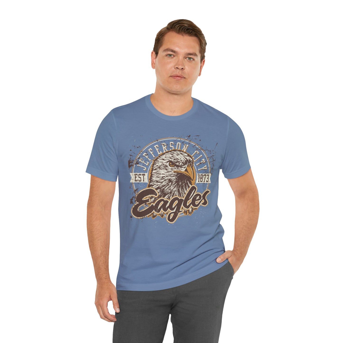 Sports Team Vintage Tee, Football Graphic T-Shirt, Eagle Graphic T-Shirt, Vintage Shirt, Design Football Tees