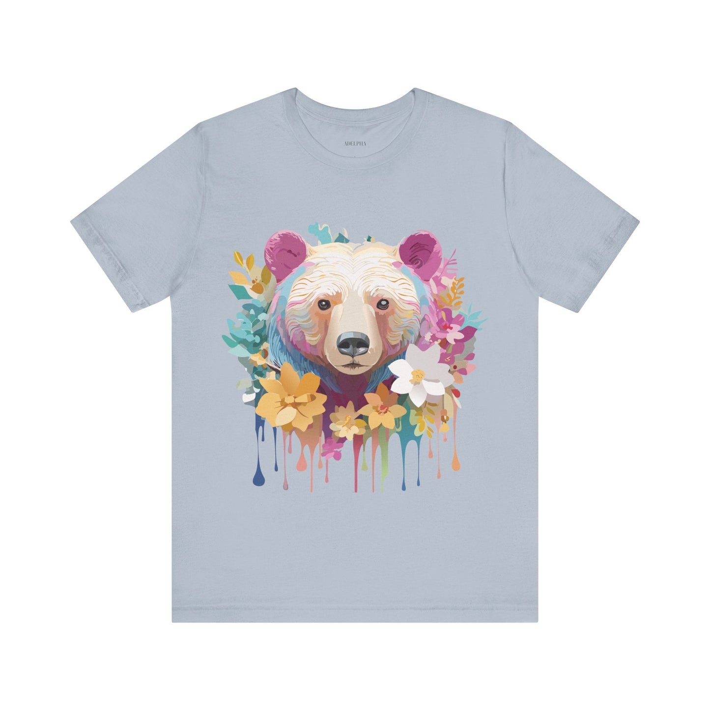 Adelpha Bear Graphic Tee Unisex Short Sleeve Shirt Art Design