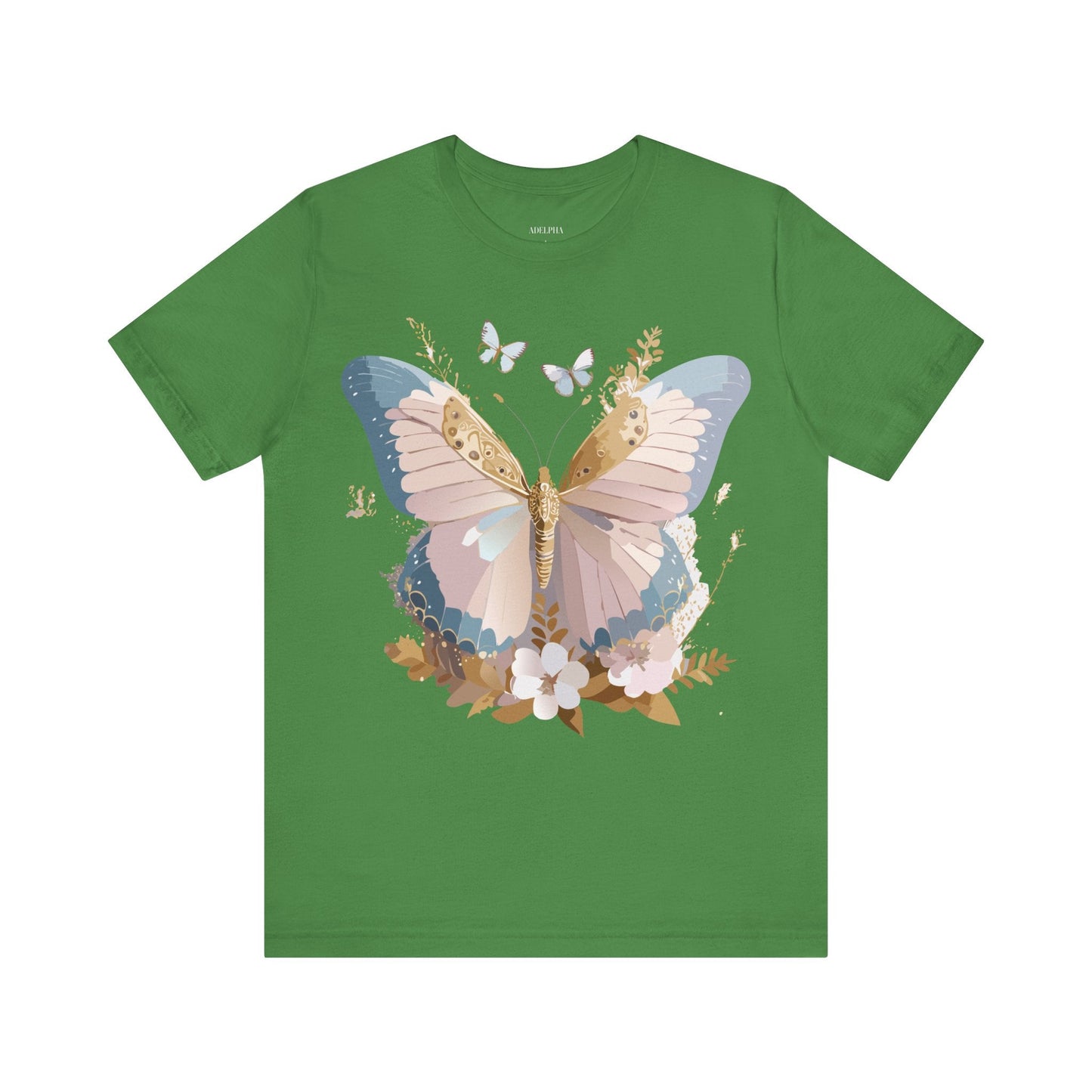 Butterfly Graphic Tee Unisex Short Sleeve Art Design By Adelpha