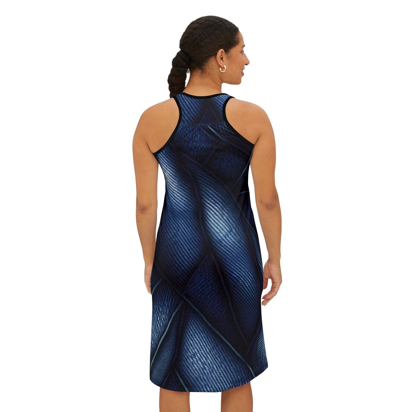 Denim Print Dress Printify