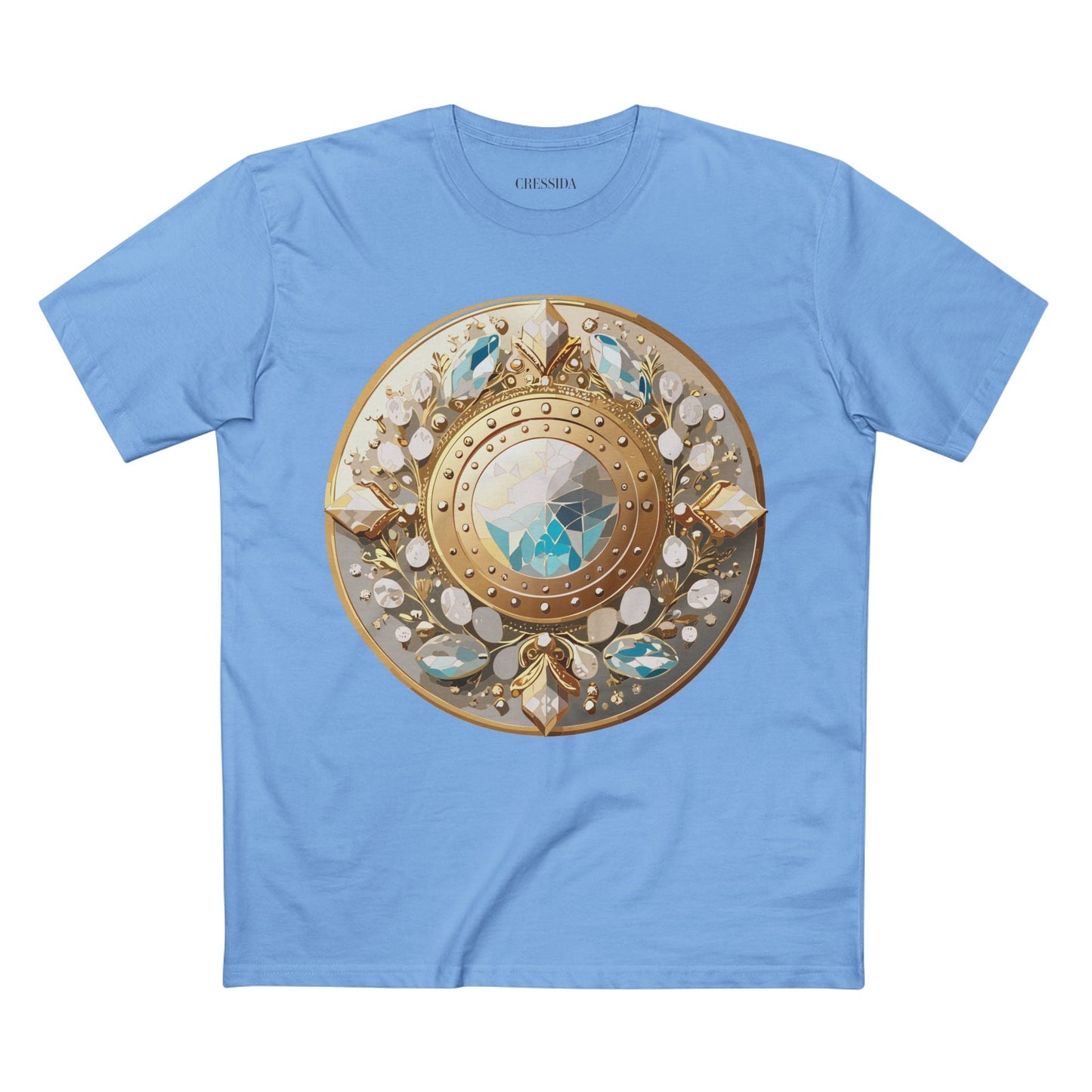 Medallion Graphic T-Shirt Unisex 100 Cotton With Gold Art Design Medal Tee 19