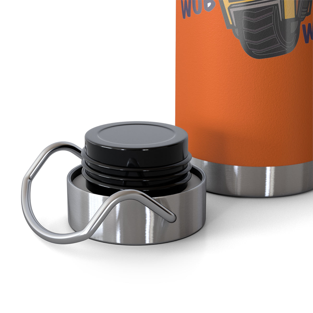 22oz Copper Insulated Water Bottle with Cartoon Design - CV63