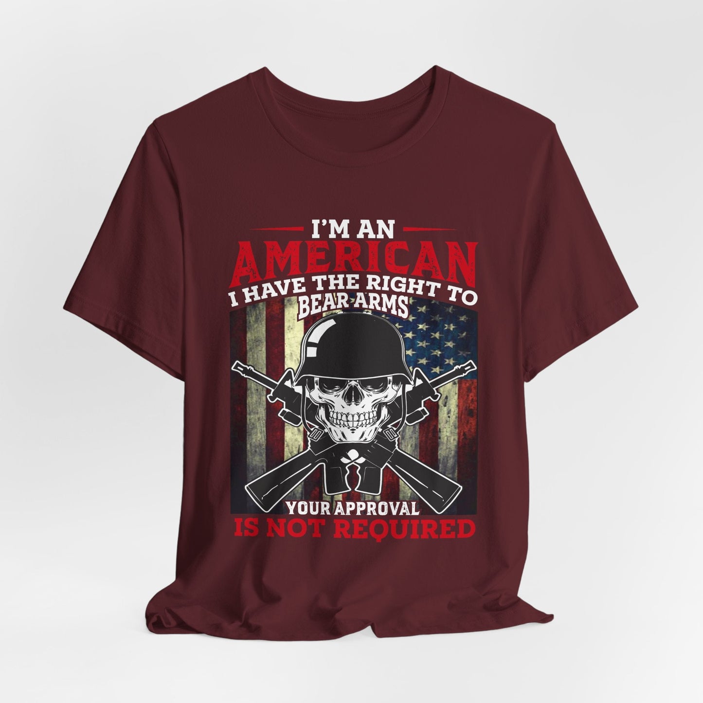 Army Veteran Patriotic Graphic Design Unisex Cotton T-Shirt v29
