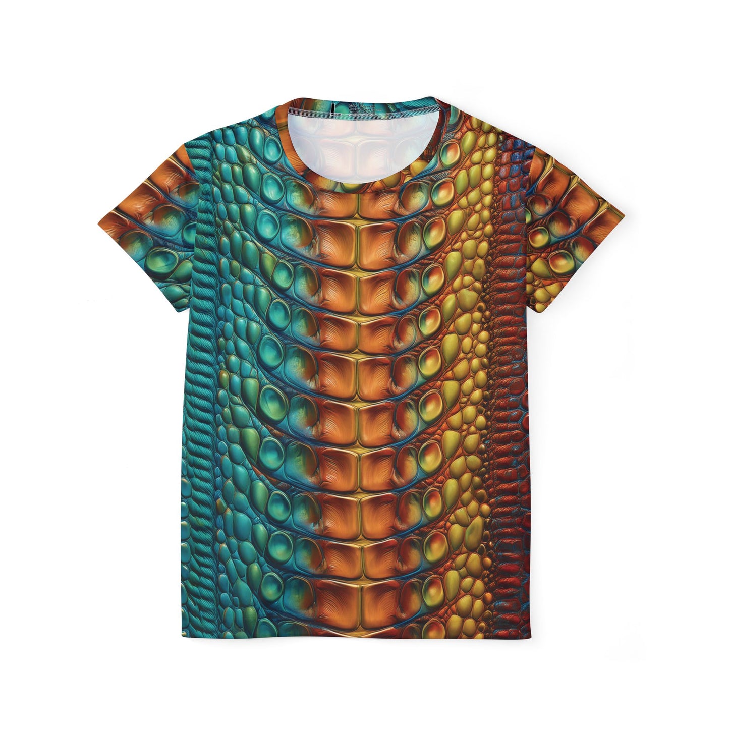 Women Poly T-Shirt with Animal Print