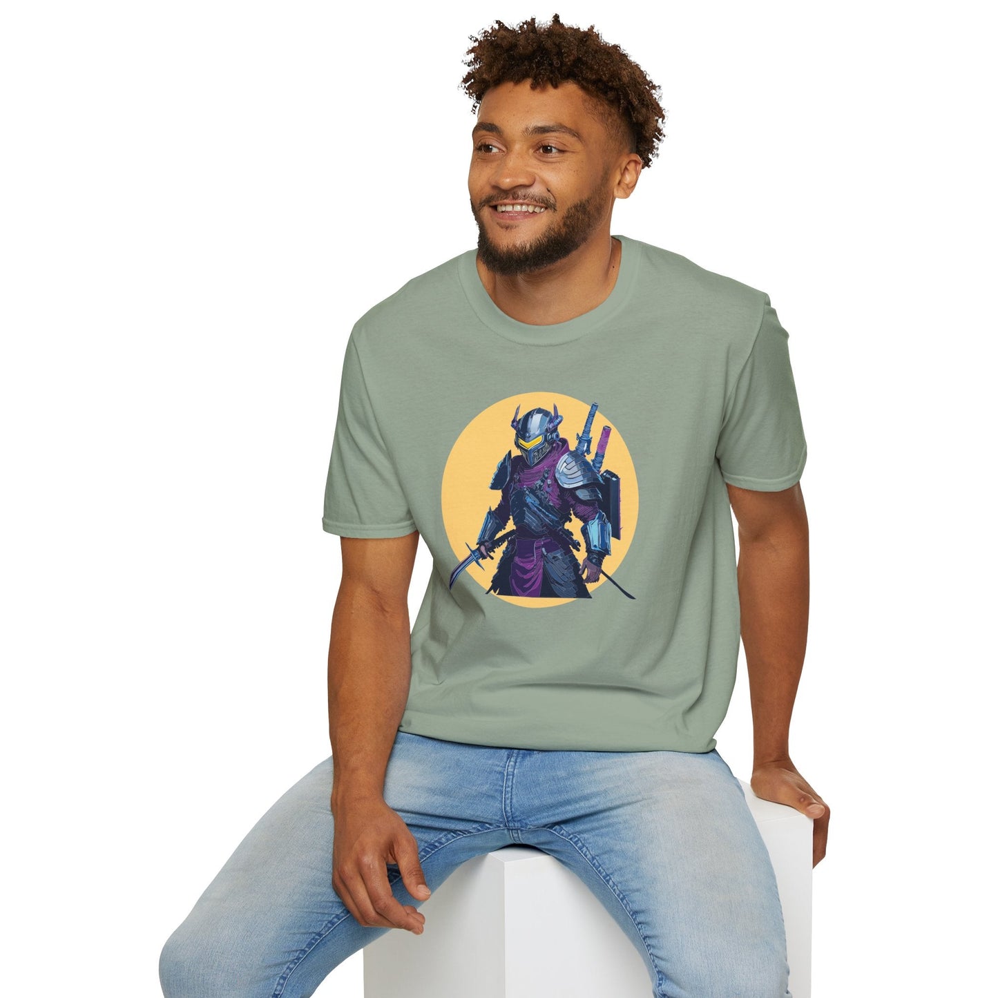 Samurai Shirt Unisex T Shirt Softstyle Gildan 64000 Cotton Tee Breathable Comfortable