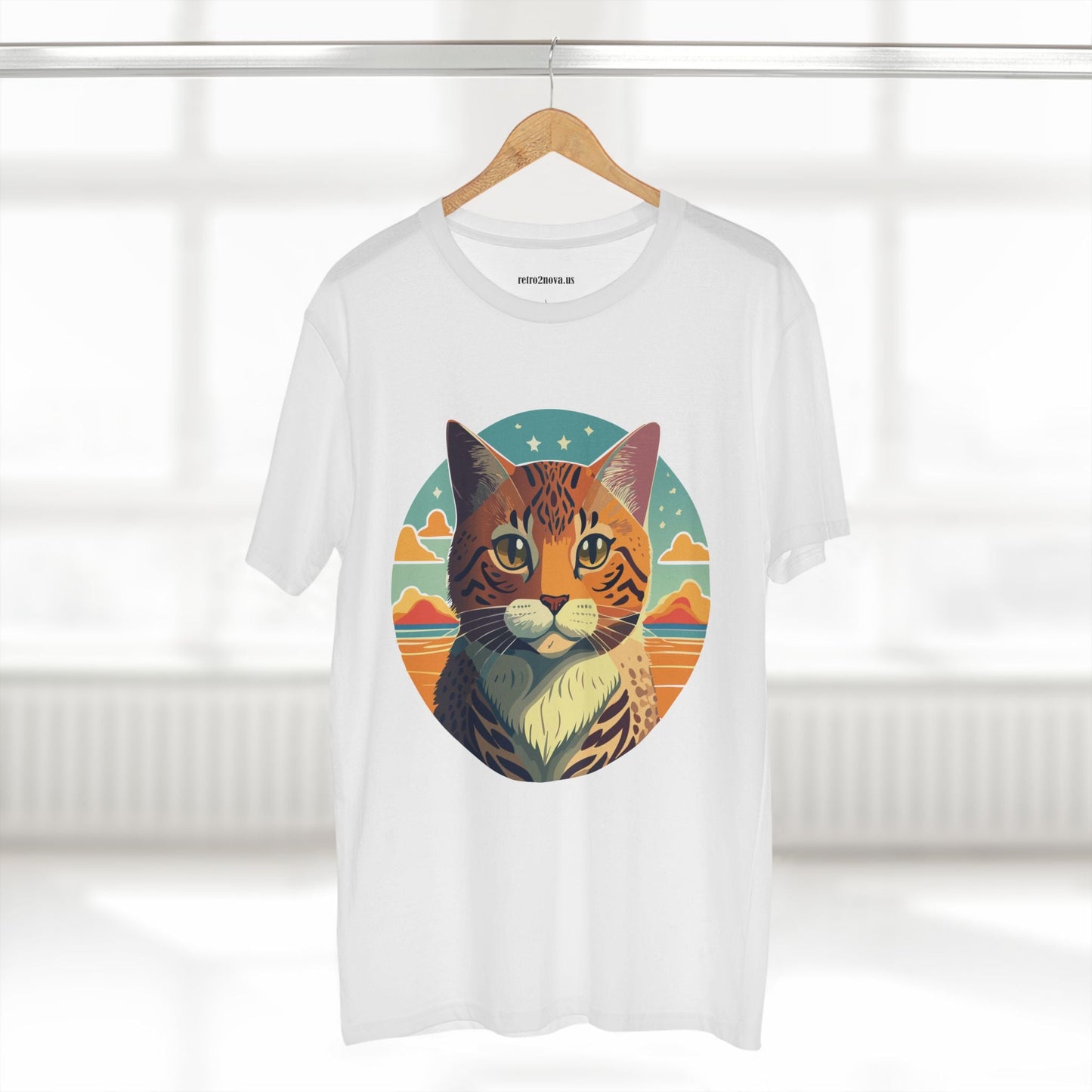 Unisex Premium Cotton Tee With Original Cat Art Design Animal Shirt For Cat Lovers Comfortable Breathable Everyday Wear