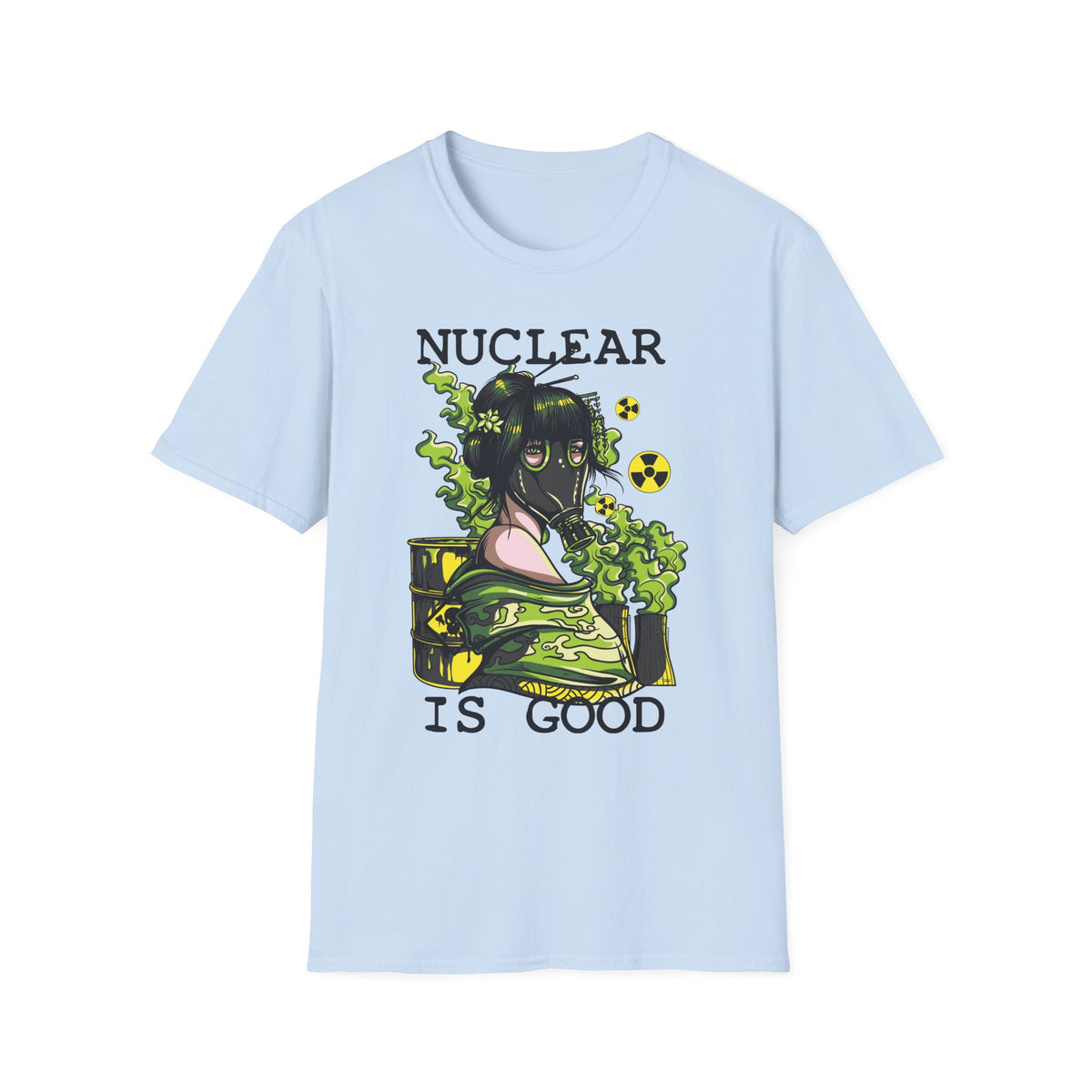 Unisex Cotton T-Shirt with Cartoon Graphic Design