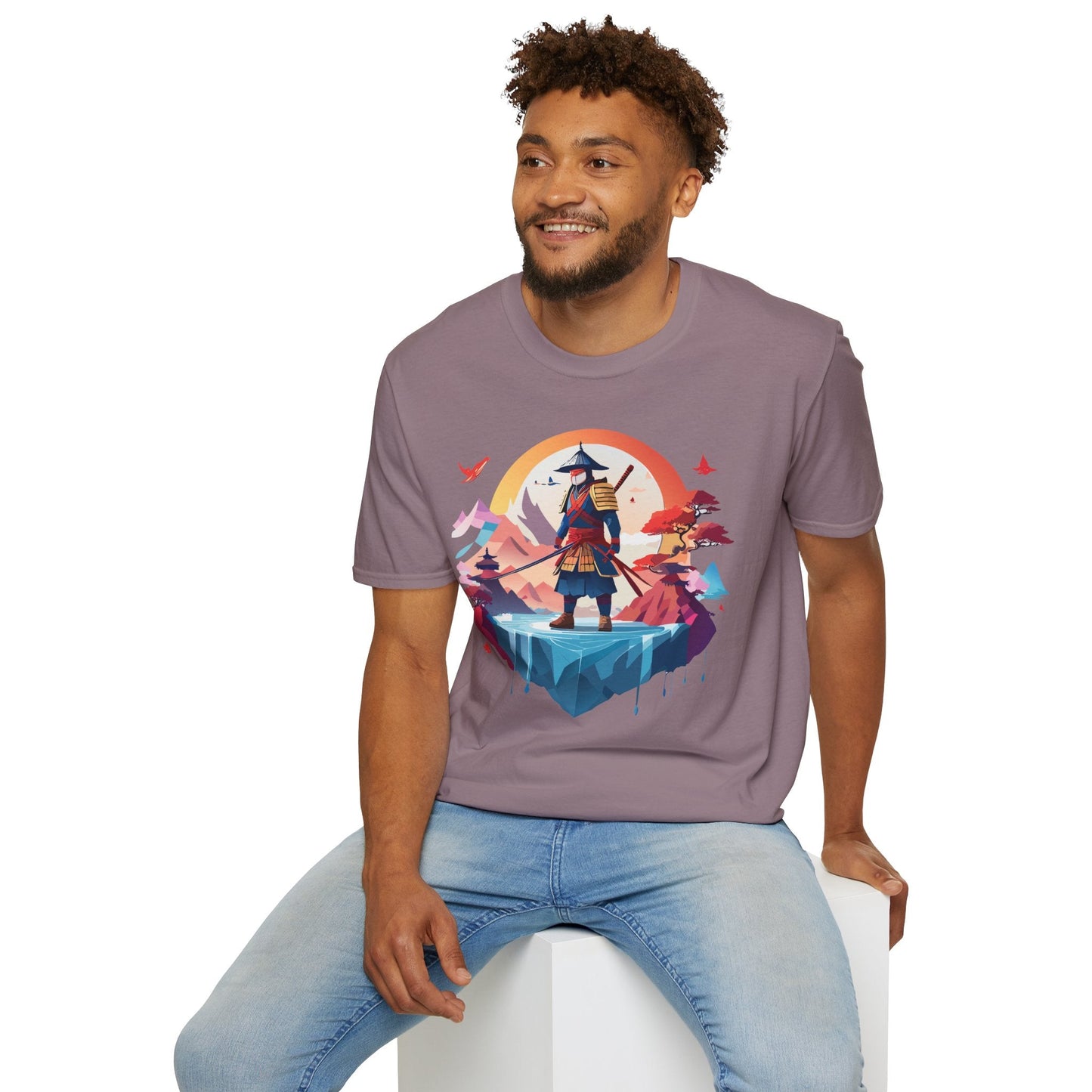 Samurai Shirt Unisex Softstyle Tee 100 Percent Ring Spun Cotton Short Sleeve T Shirt Comfort Fit