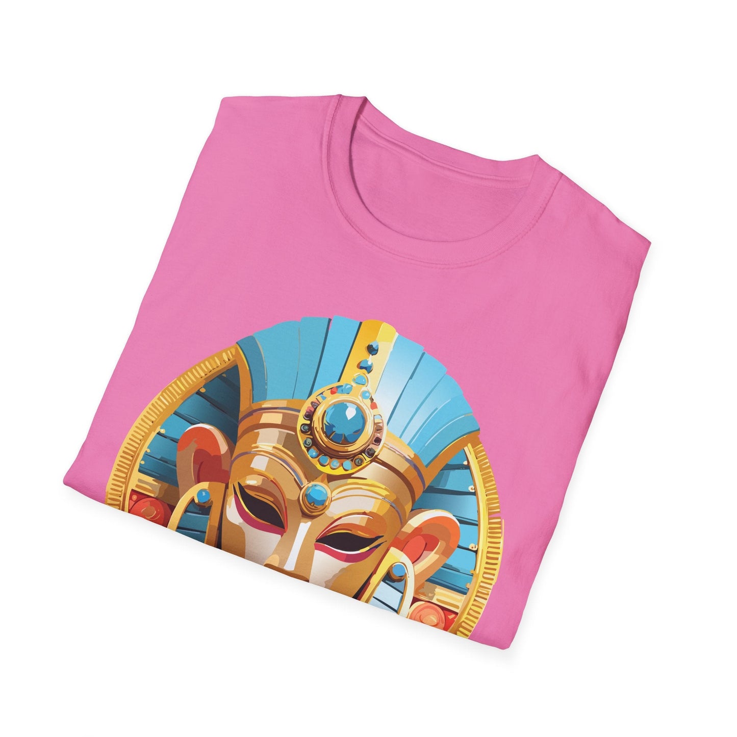 Mask Graphic Unisex Cotton Masquerade Design Artwork Tee 17